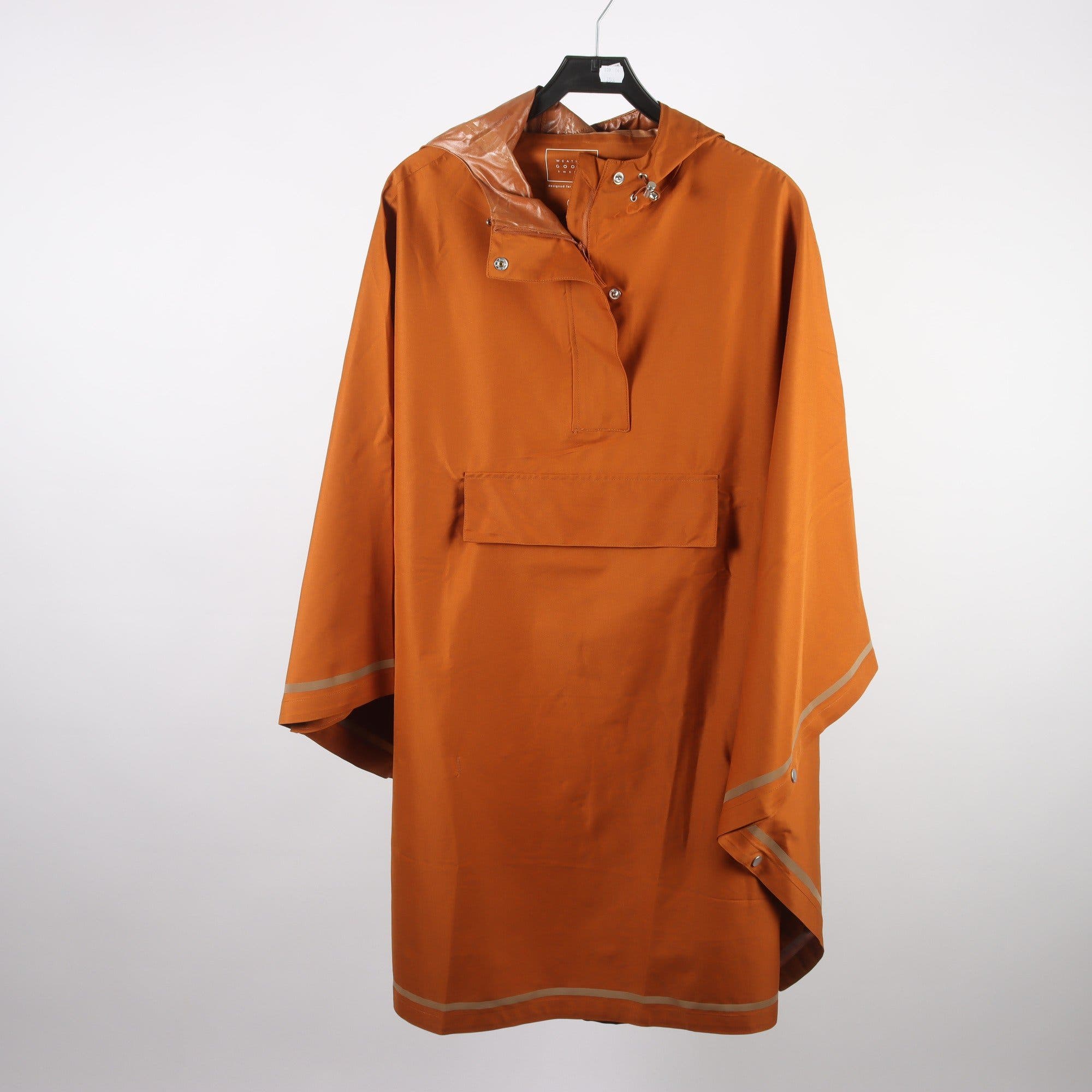 Regnponcho, Weather Goods, senapsgul, stl. M/L.