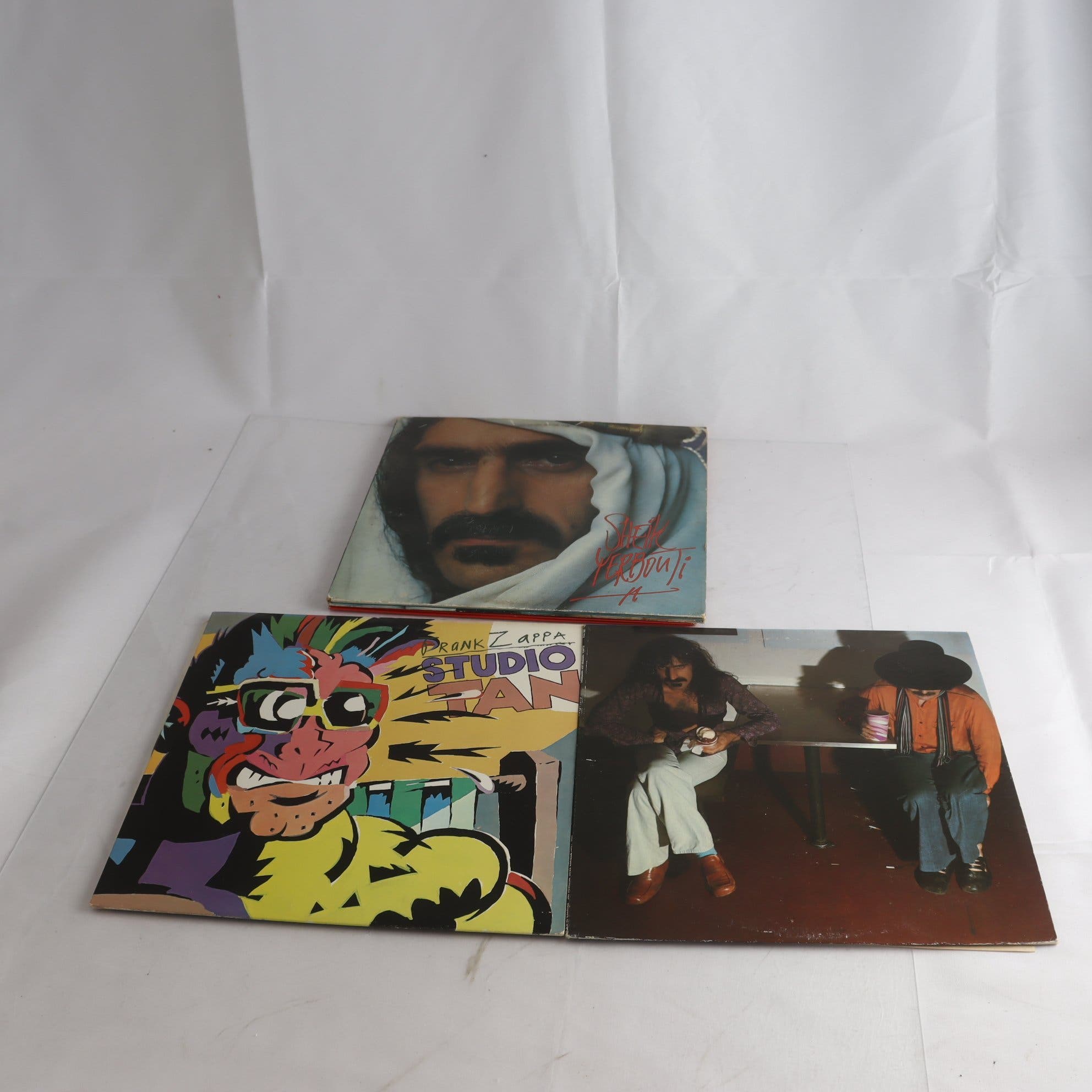 LP Frank Zappa, Sheik yerbouti, Bongo Fury, Studio Tan