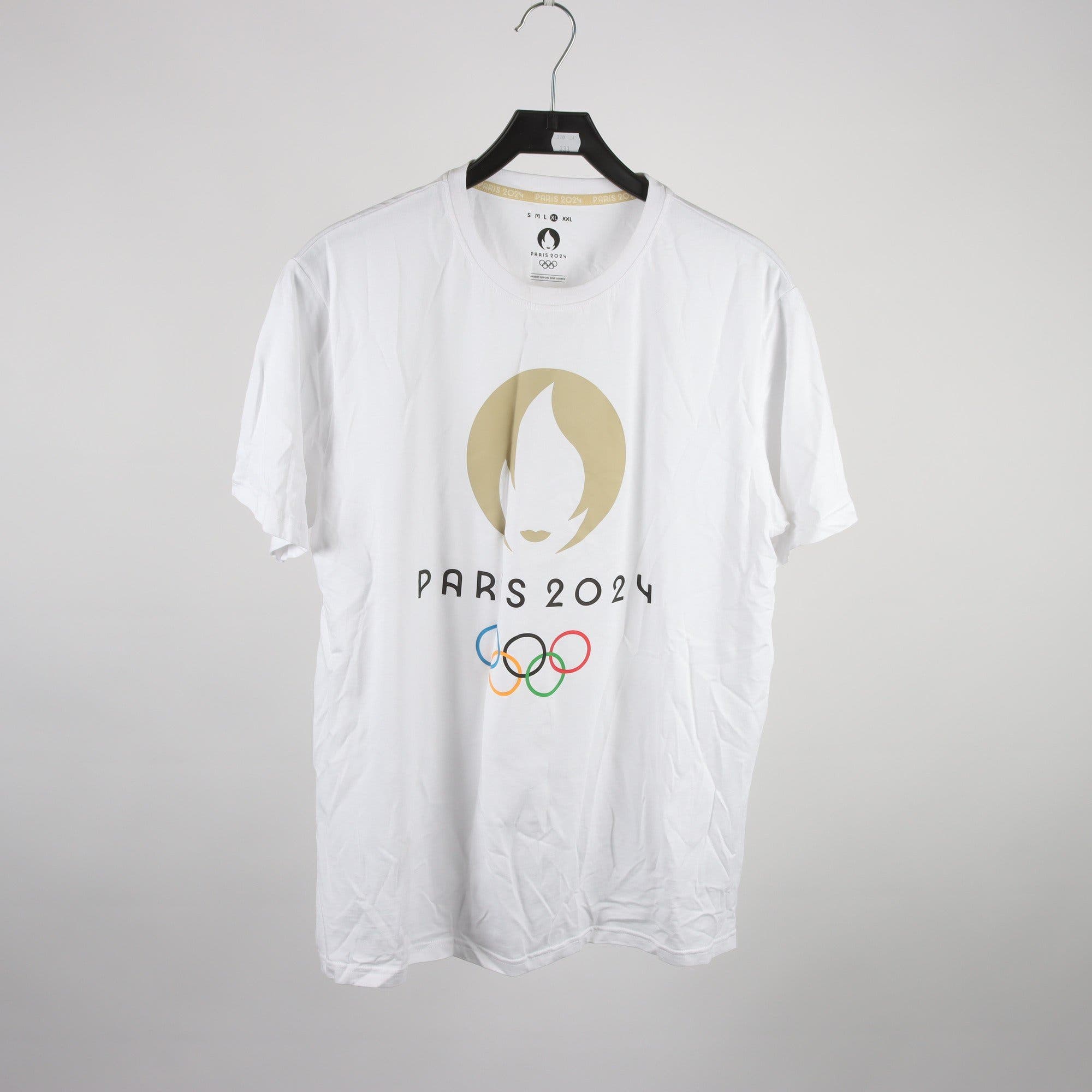 T-shirt, OS Paris 2024, vit, stl. XL.