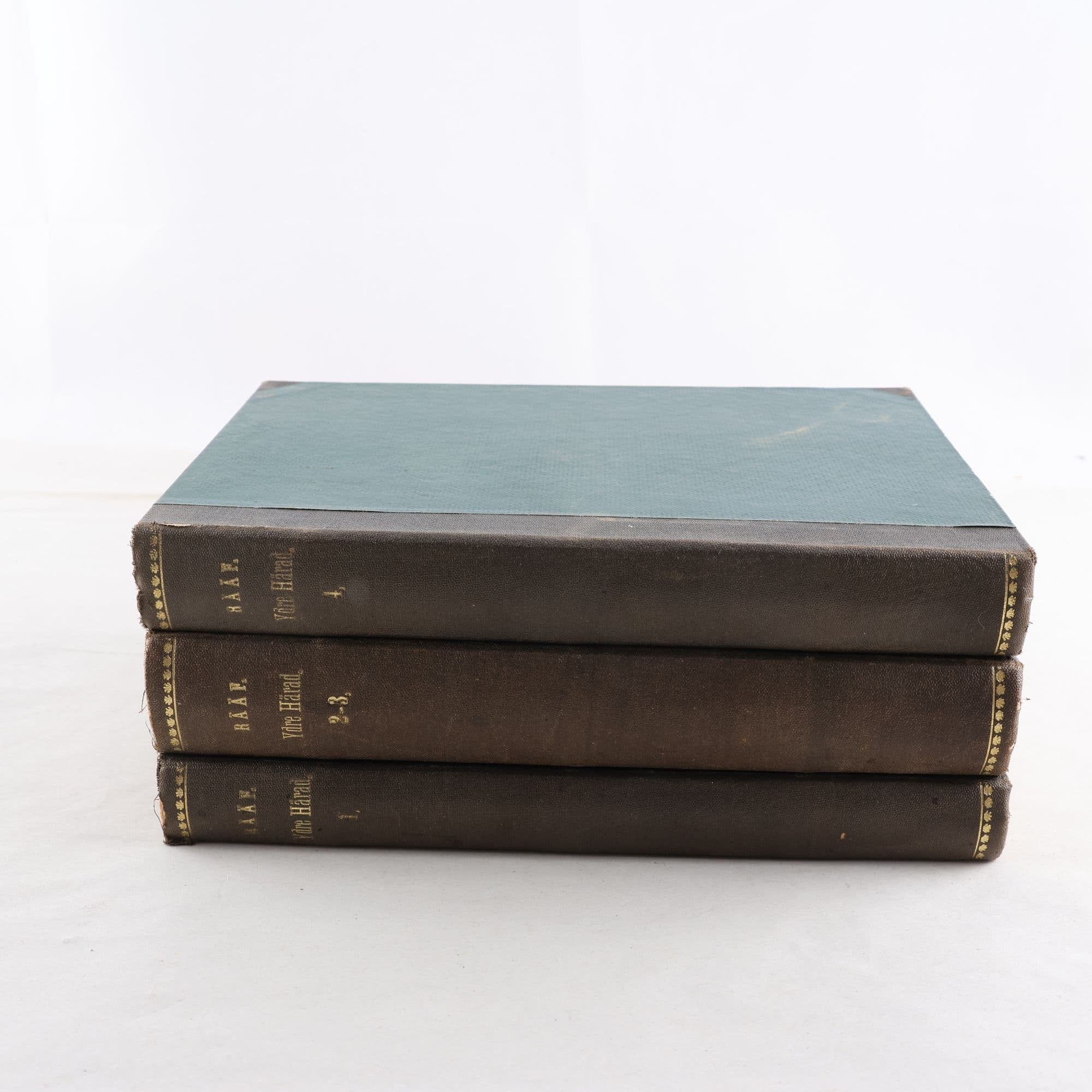 Leonhard Fr. Rääf, Ydre Härad i Östergöthland, 3 vol. (1856-1859)