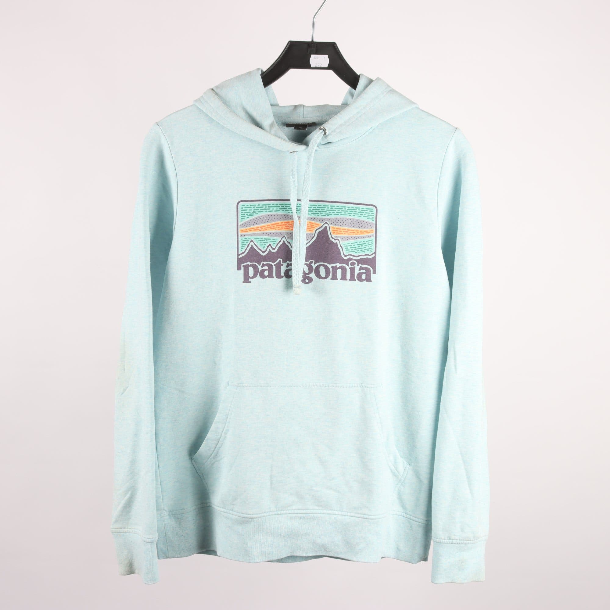 Hoodie, Patagonia, ljusblå, stl. M.