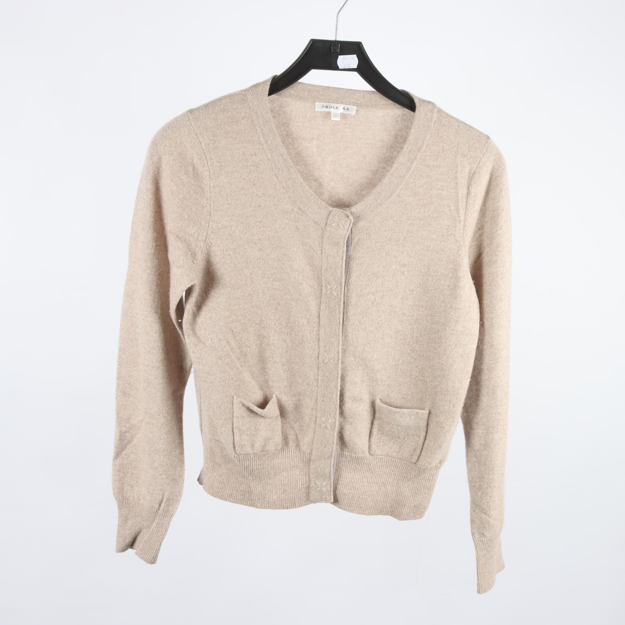 Kofta, Paule Ka, beige, 100% cashmere, stl. L.