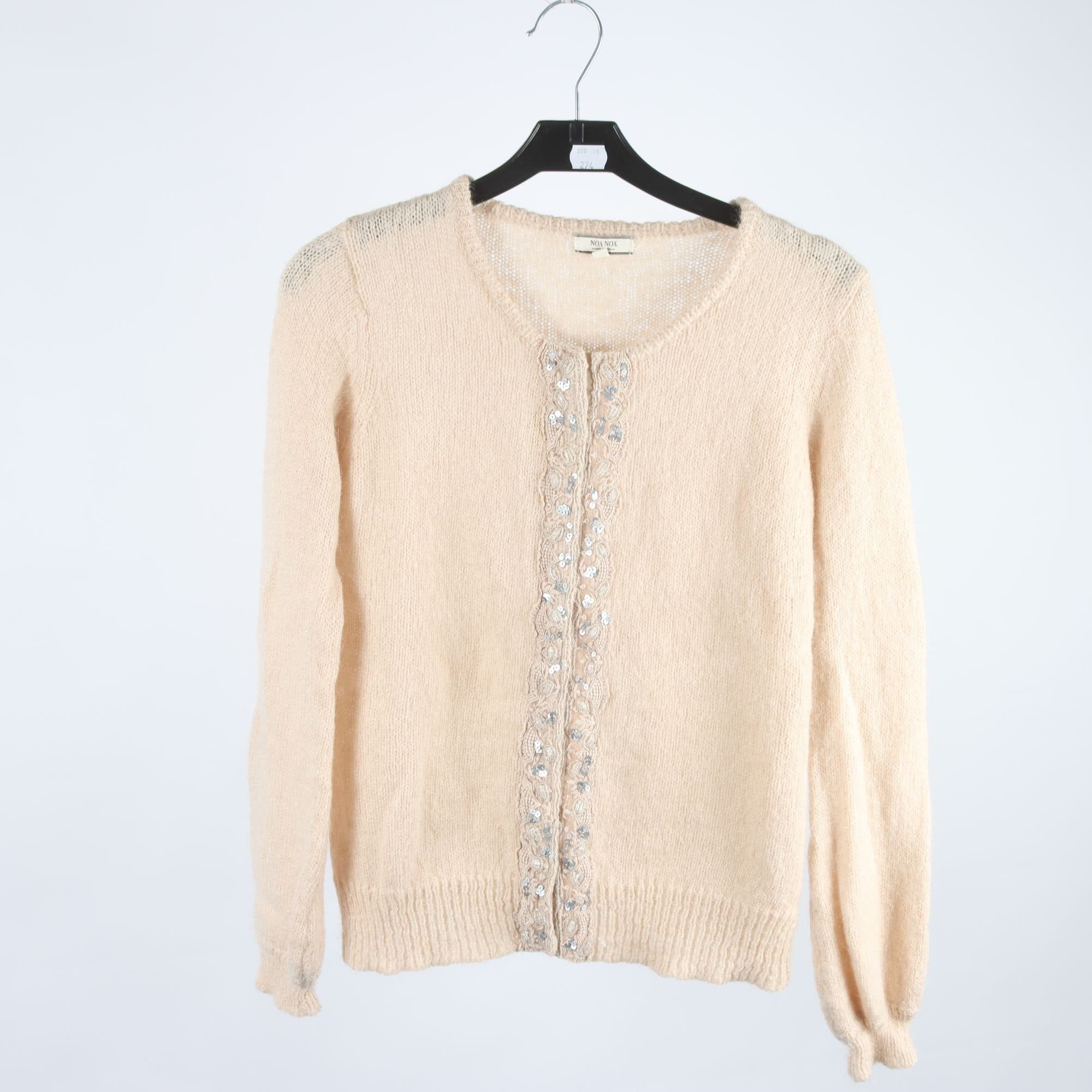 Kofta, Noa Noa, beige, ull, stl. M.