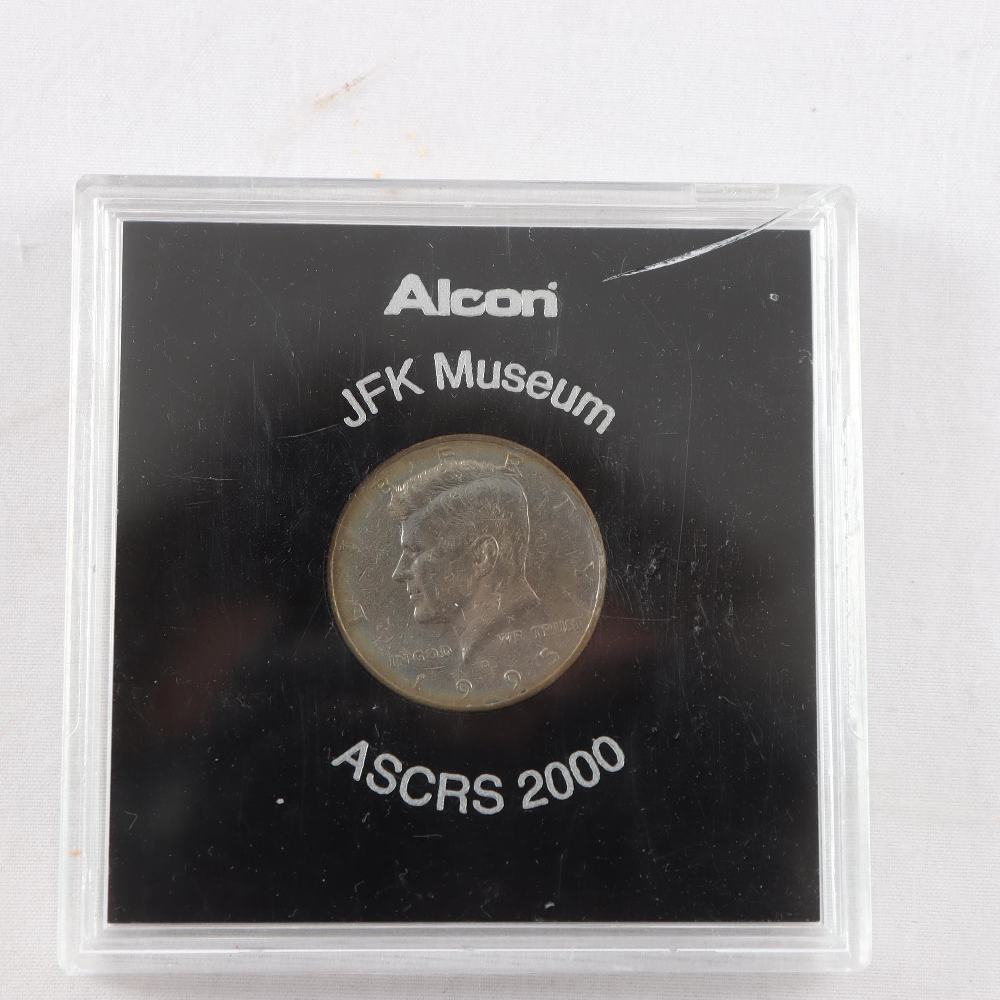 Minnesmynt, J F Kennedy, Half Dollar, 1995