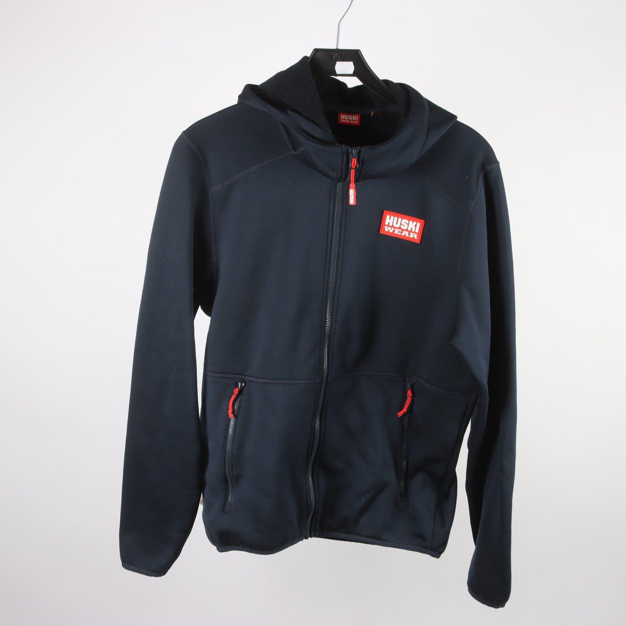 Hoodie, Huski Wear, blå, stl. M.