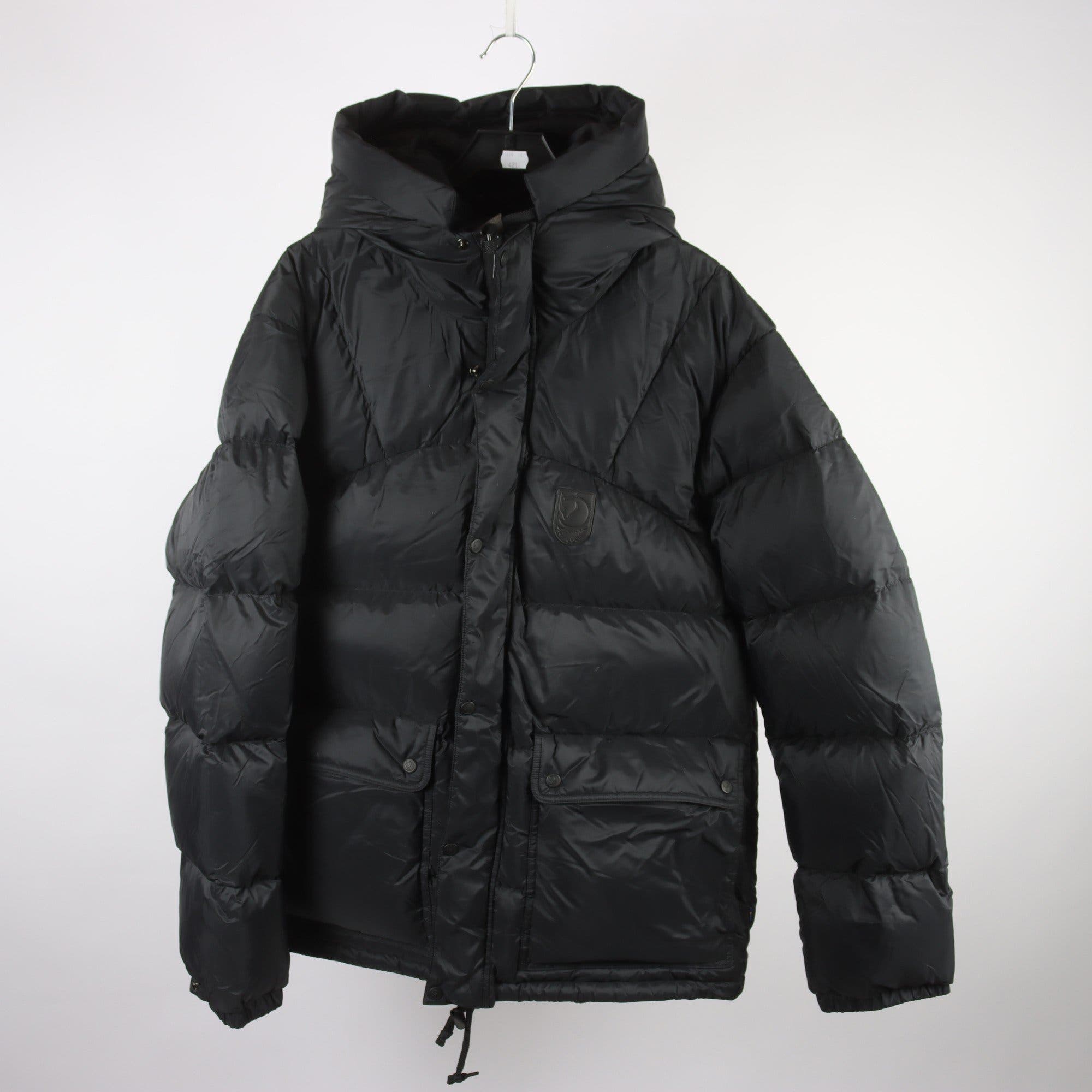 Dunjacka, Fjällräven, svart, 1974 Expedition Series, stl. XXL.