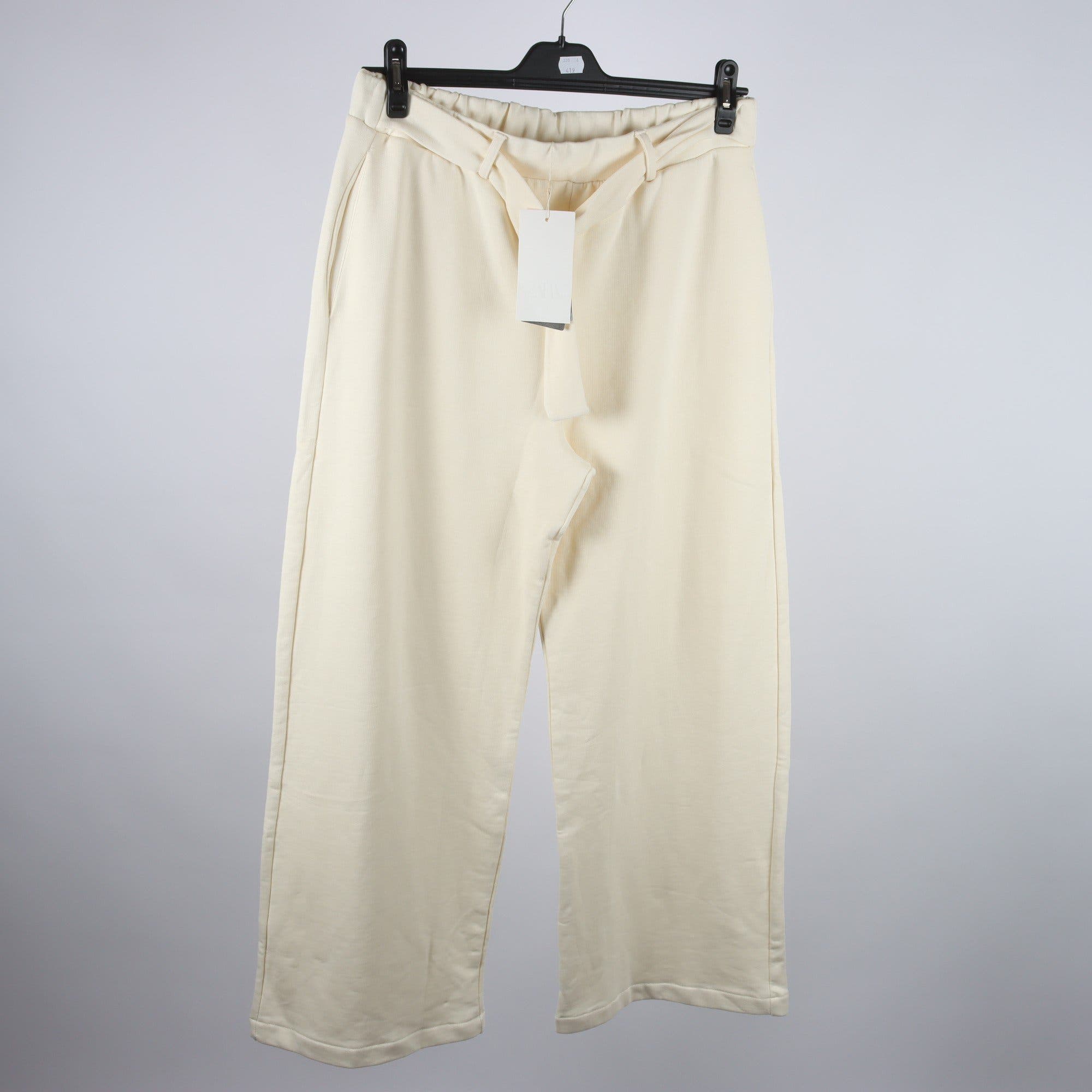 Byxor, Zara, offwhite, slt. XL.