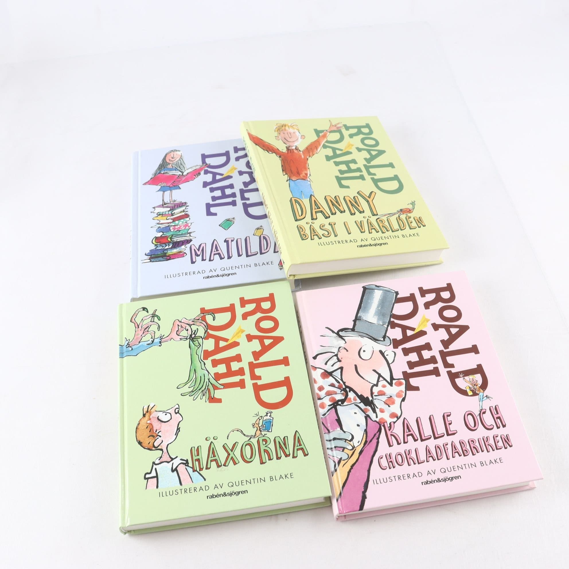 Roald Dahl, bokpaket med 4 volymer