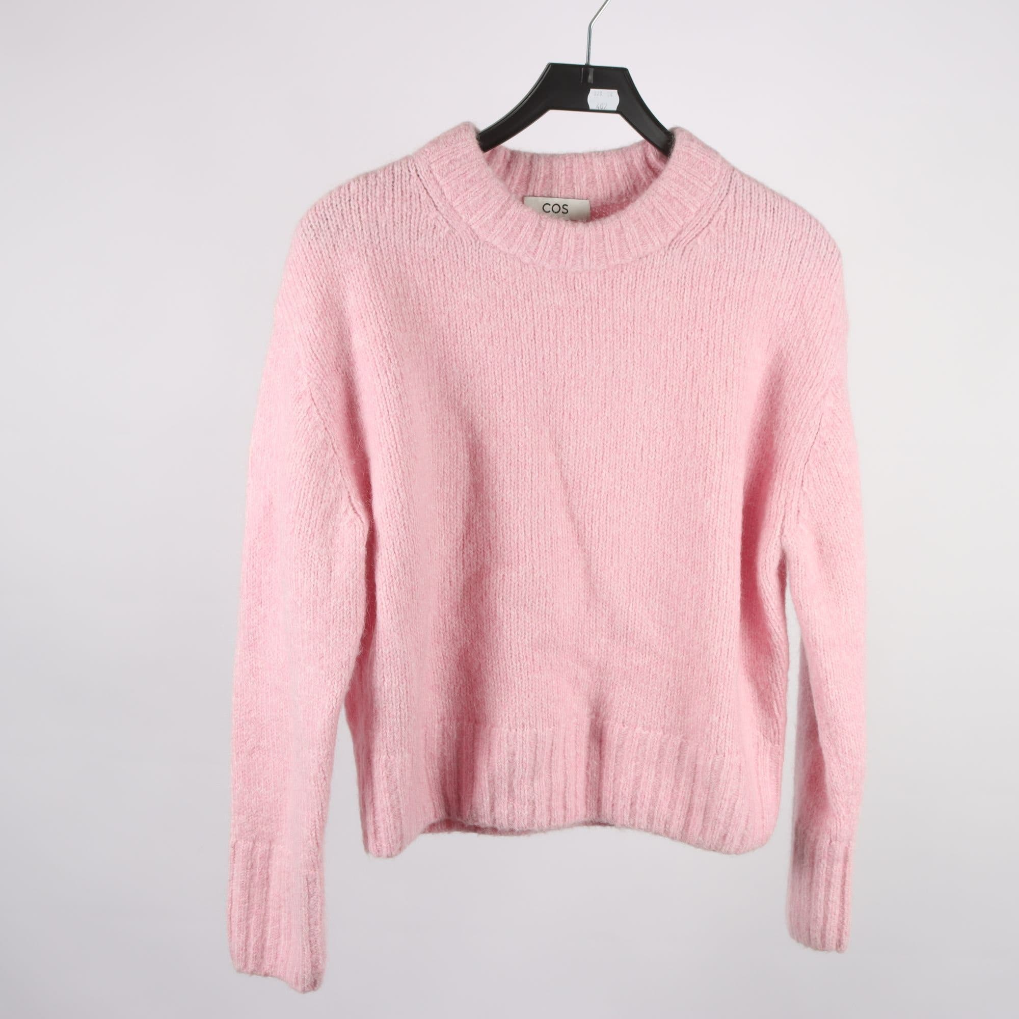 Tröja, COS, rosa, ull, mohair, alpaca, stl. M.