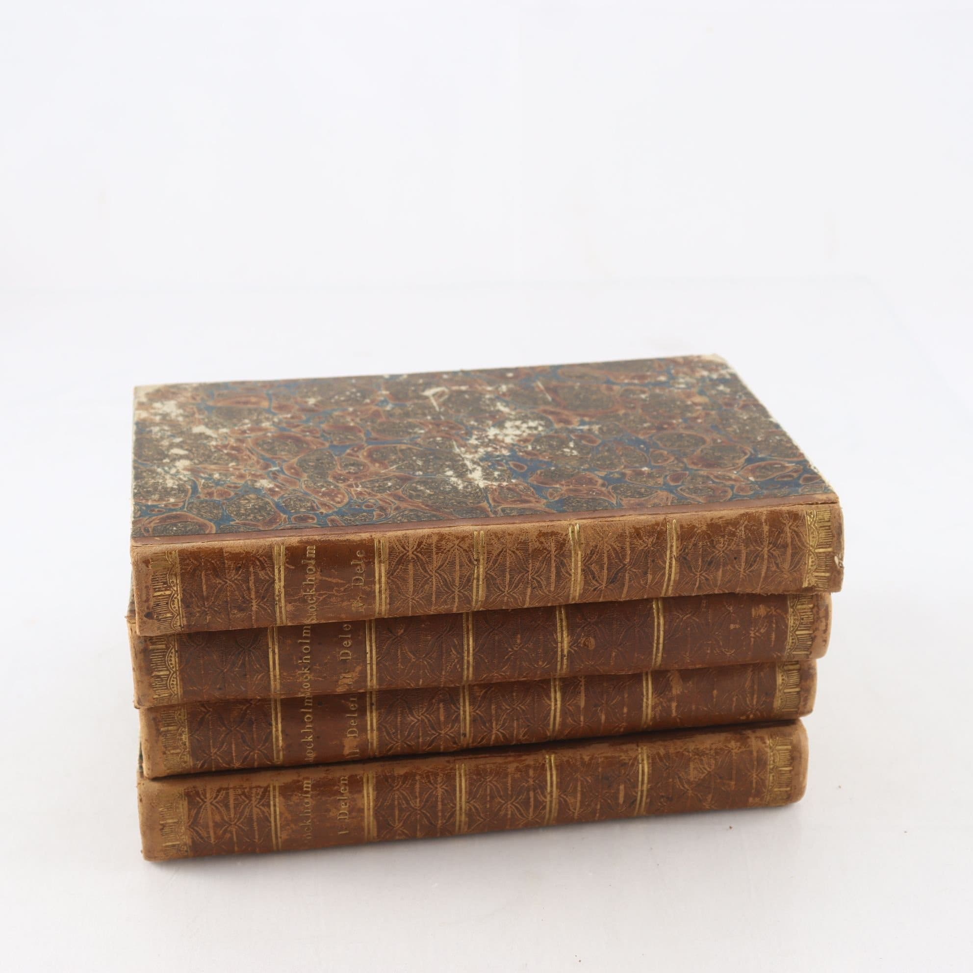 J. Elers, Stockholm, Vol. I-IV (1800-1801). Samfraktas ej