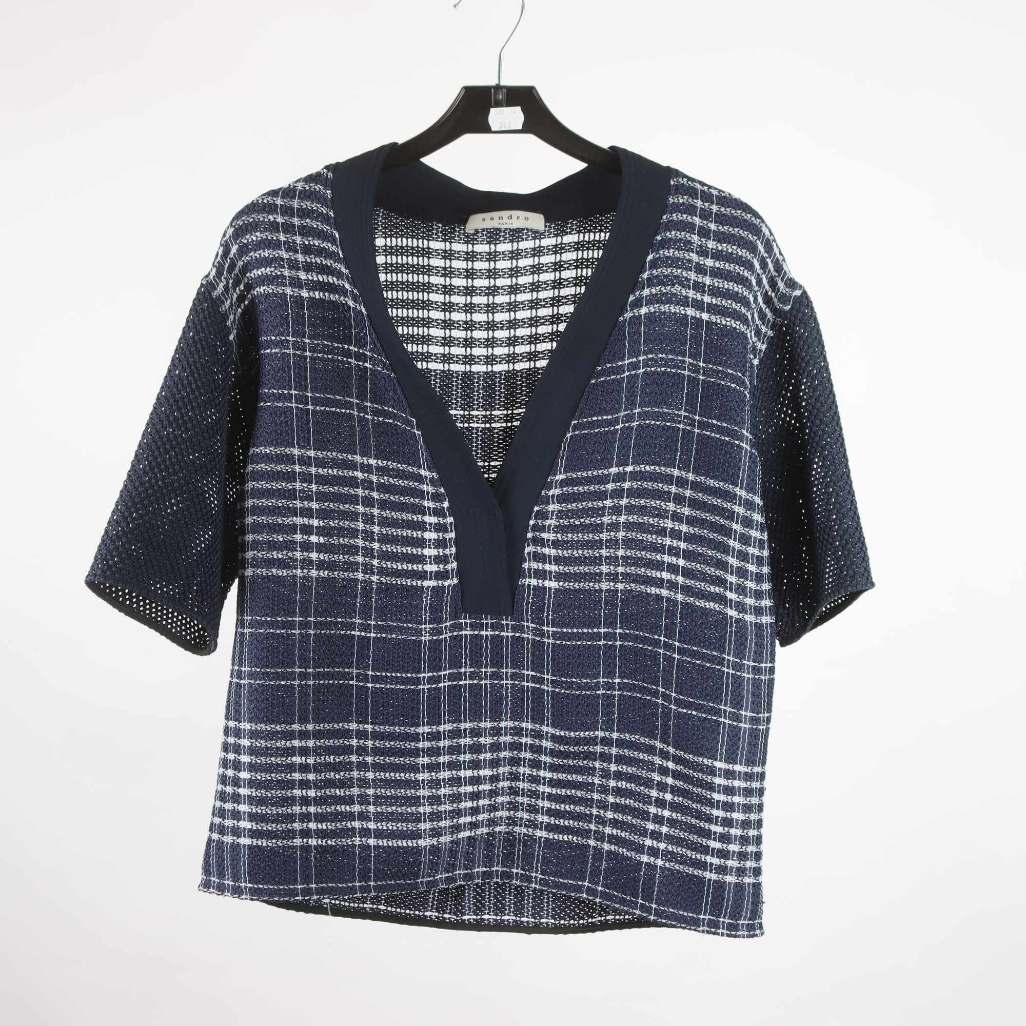 Blus, Sandro Paris, blå, stl. M.