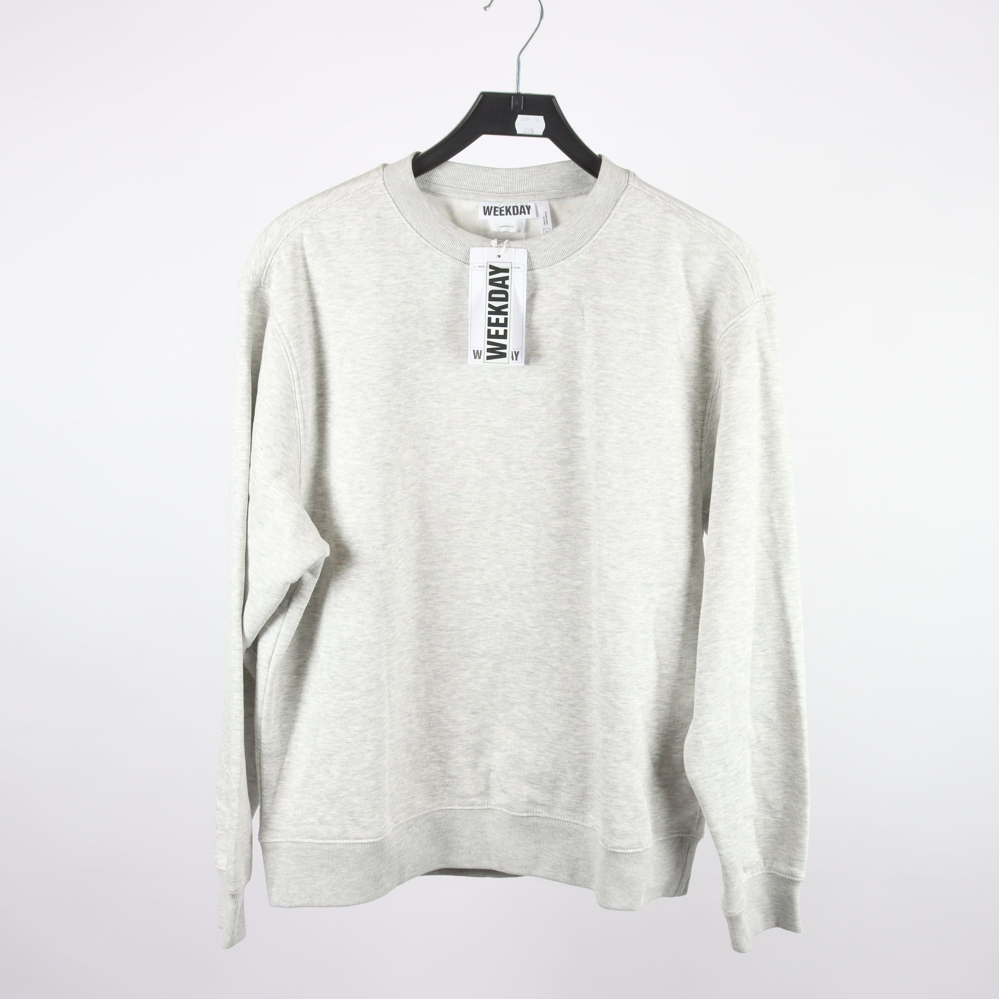 Sweatshirt, Weekday, grå, stl. M.