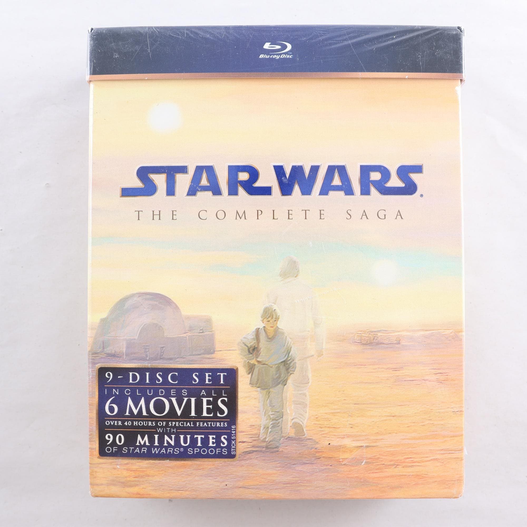 Blue-ray, Star wars the complete saga.