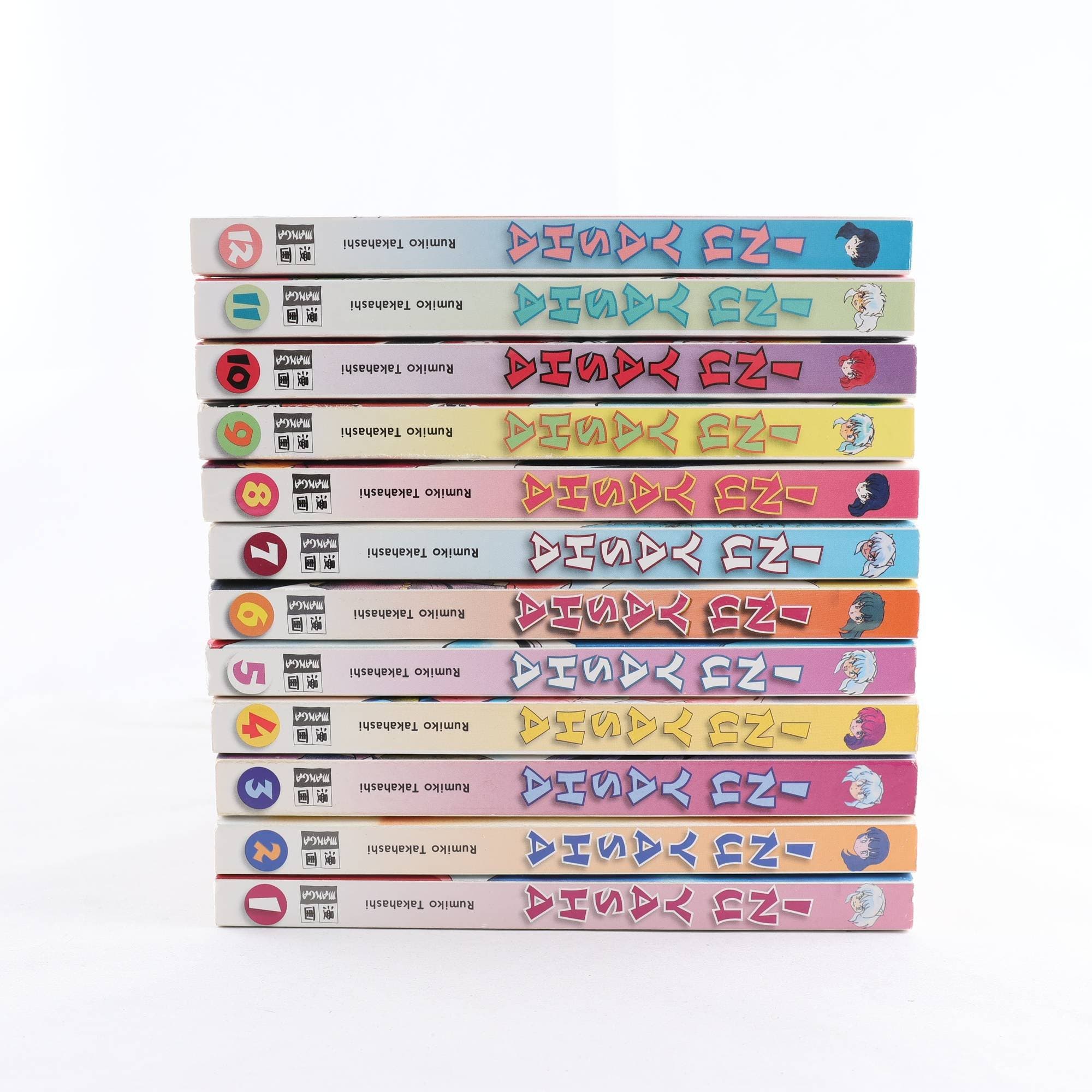 Manga/animee, Inu Yasha – rumiko takahashi, volym 1-12