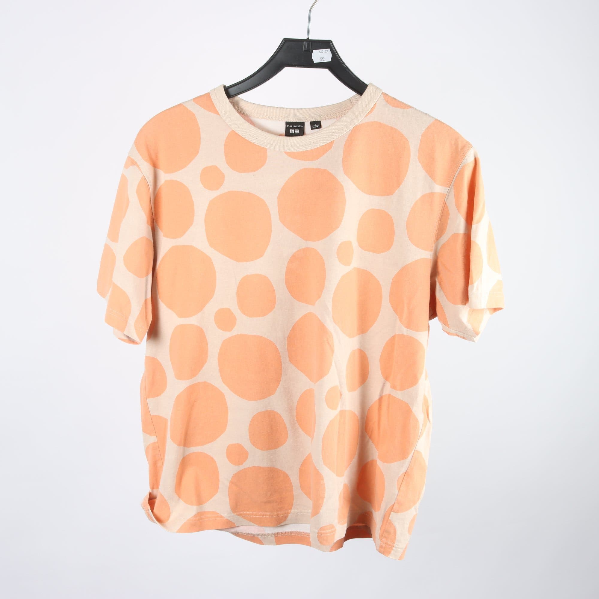 Tröja, Marimekko x Uniqlo, beige, aprikos, stl. L