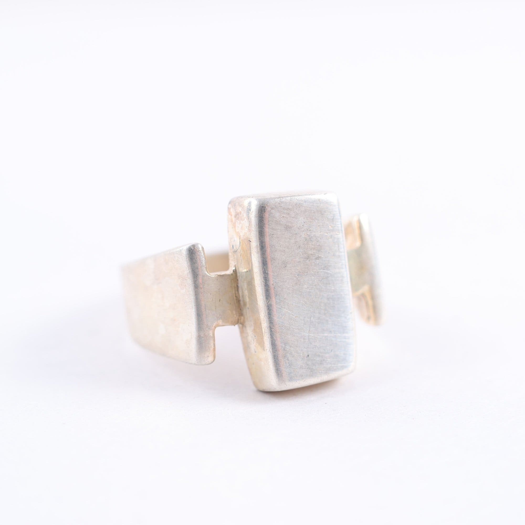 Ring, Silver 925, brutalism