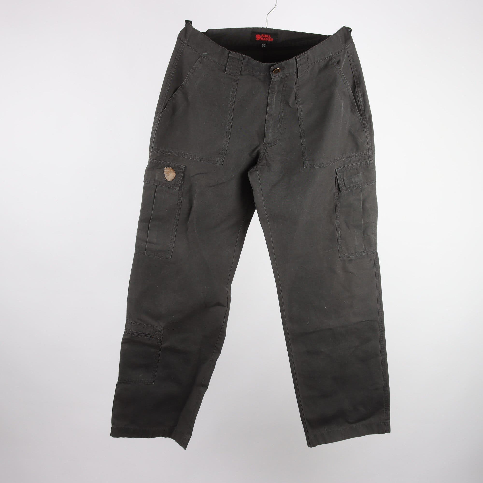 Fritidsbyxor, Fjällräven, gråsvart, stl. 38