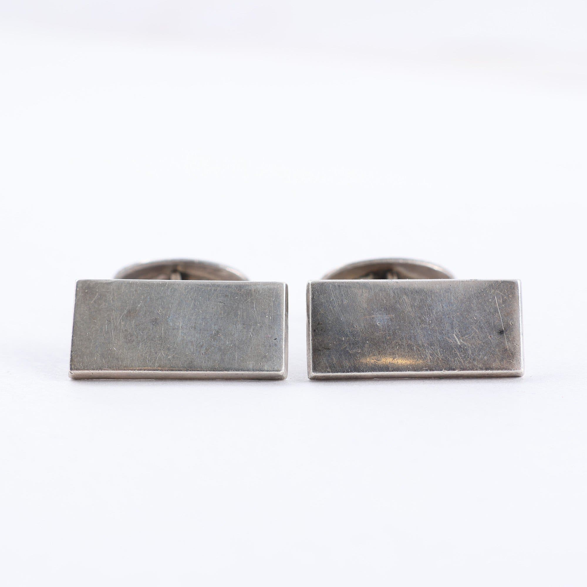Manchettknappar, silver