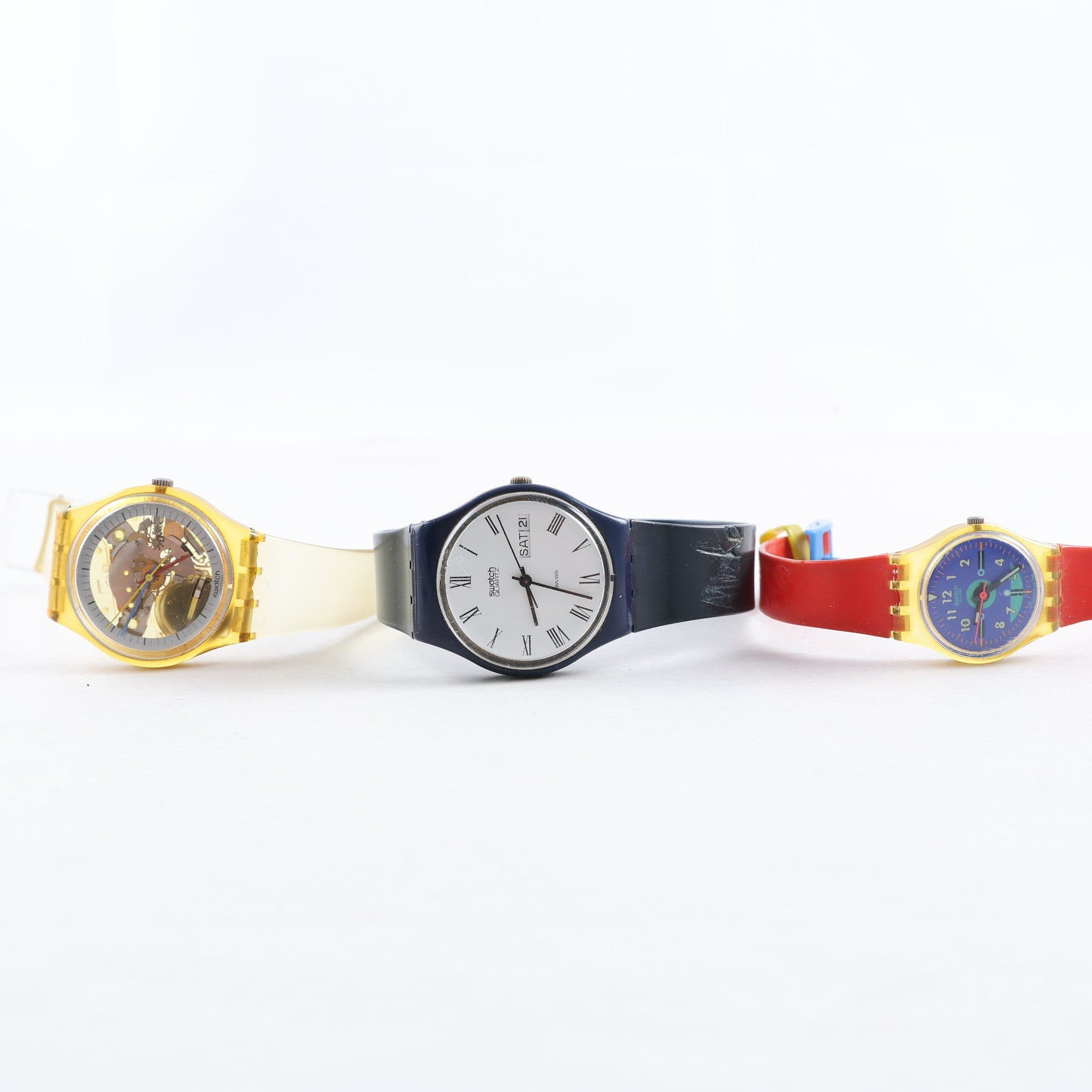 Klockor, Swatch, tre stycken