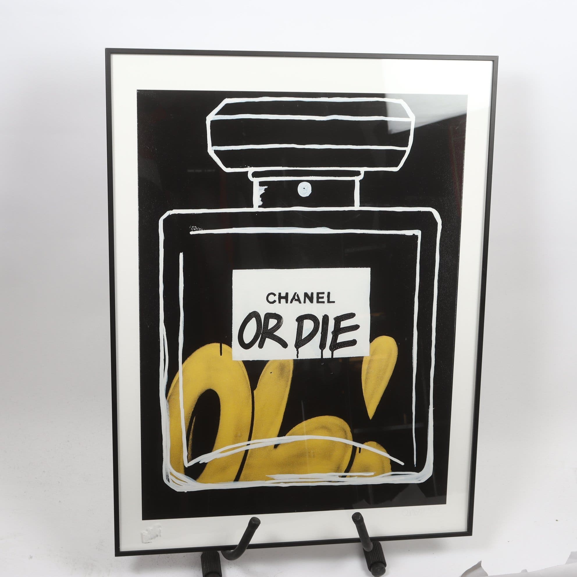 Tryck, Chanel Or Die, Tobias Ekman, (f.1987). Endast avhämtning.