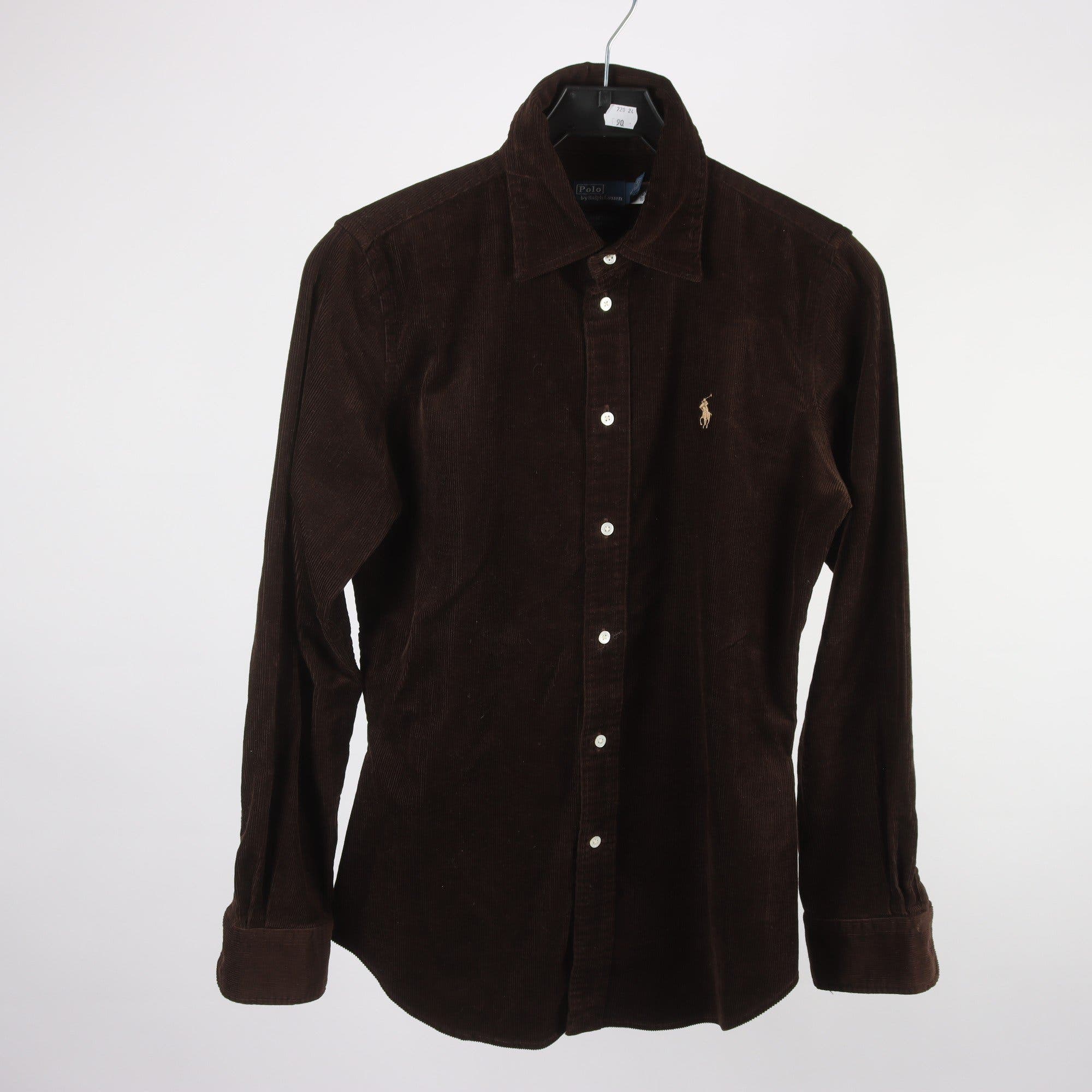 Manchesterskjorta, Polo by Ralph Lauren, brun, stl. 6 (S)
