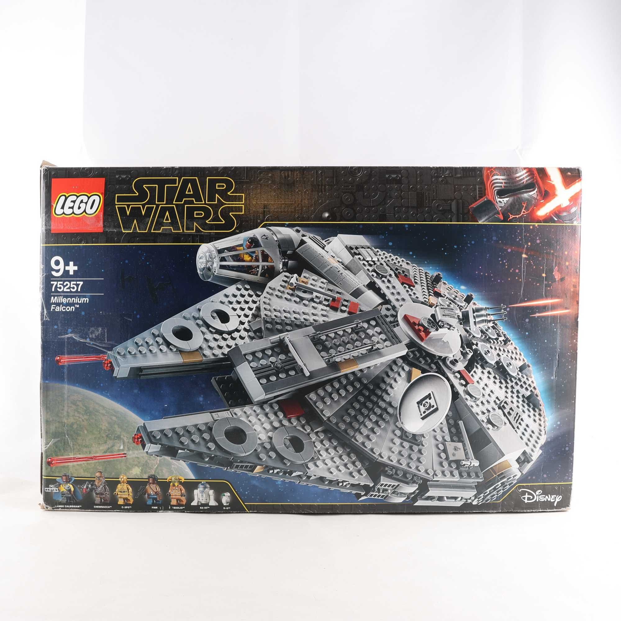 Lego, Star waras, milennium falcon, 75257. Samfraktas ej