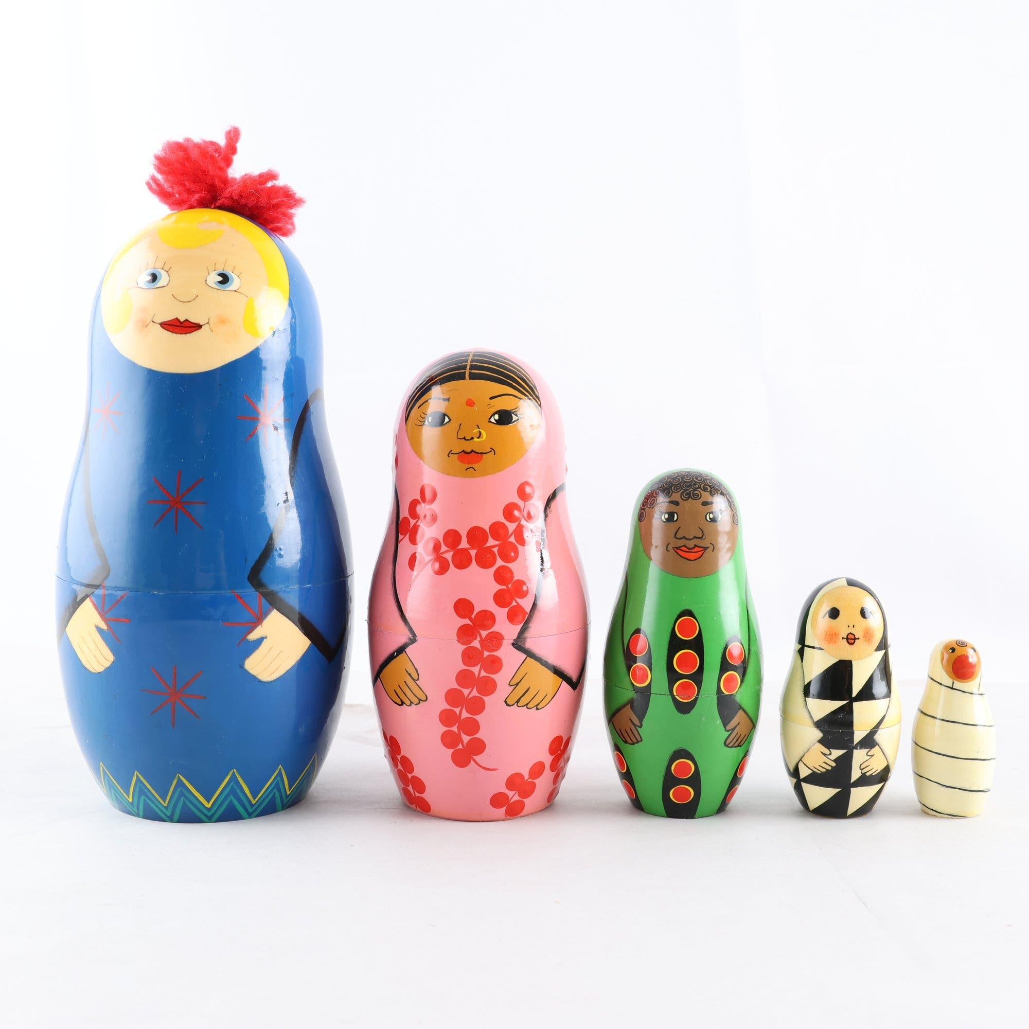 Matryoshkadockor, 5, babushka IKEA