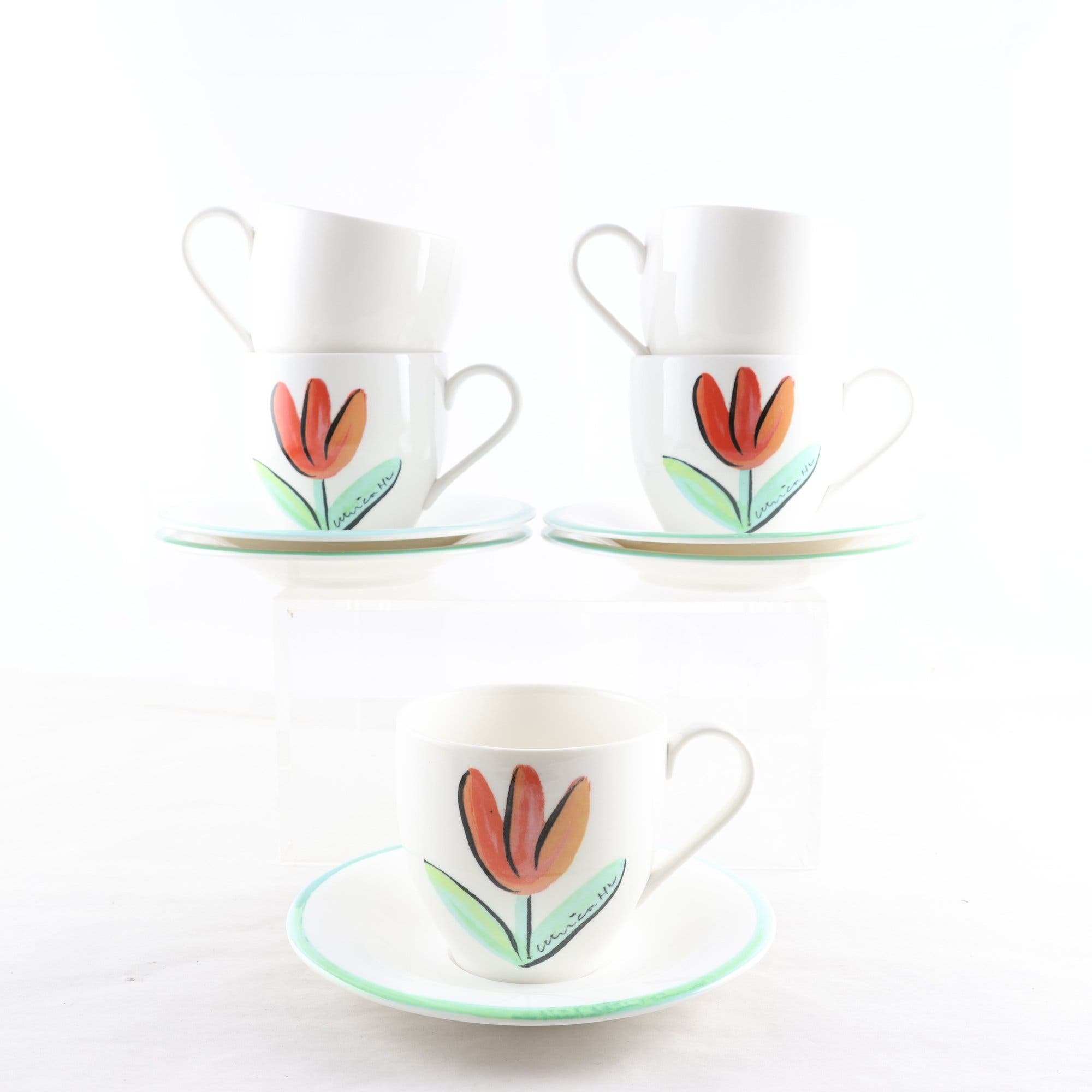 Koppar&fat, Kosta Boda, Ulrica Hydman-Vallien, ”Tulipa”, 10 delar. Samfraktas ej