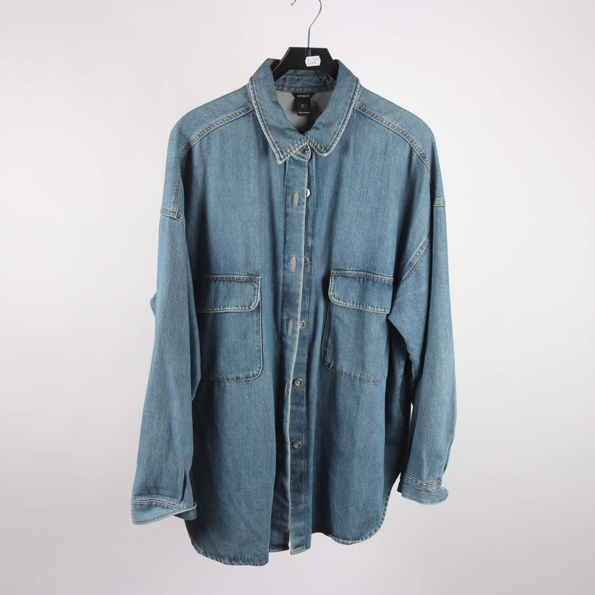 Jeansskjorta, Lindex, stl. L