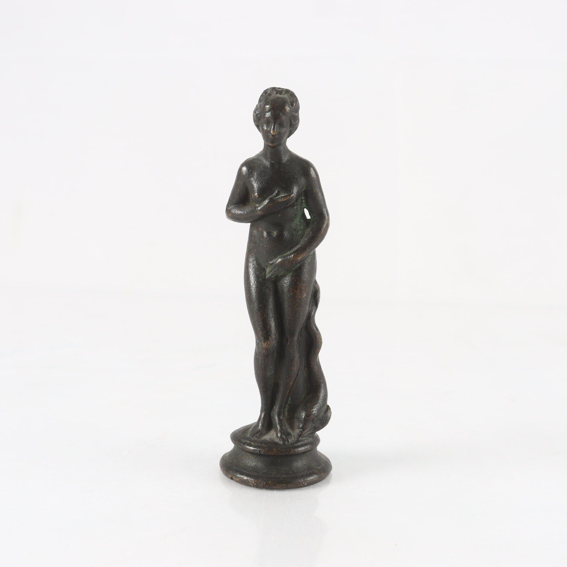 Skulptur, patinerad brons, Afrodite