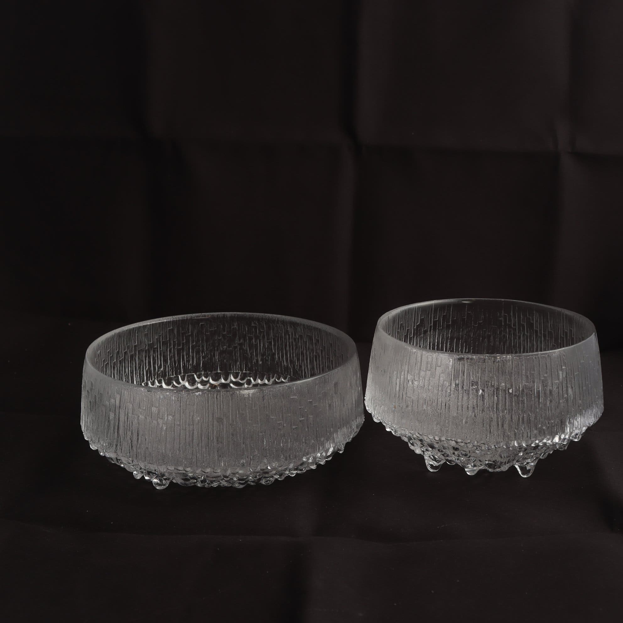 Skålar, ”Ultima thule”, Tapio Wirkkala, Iittala, Finland, 2 st. Samfraktas ej.