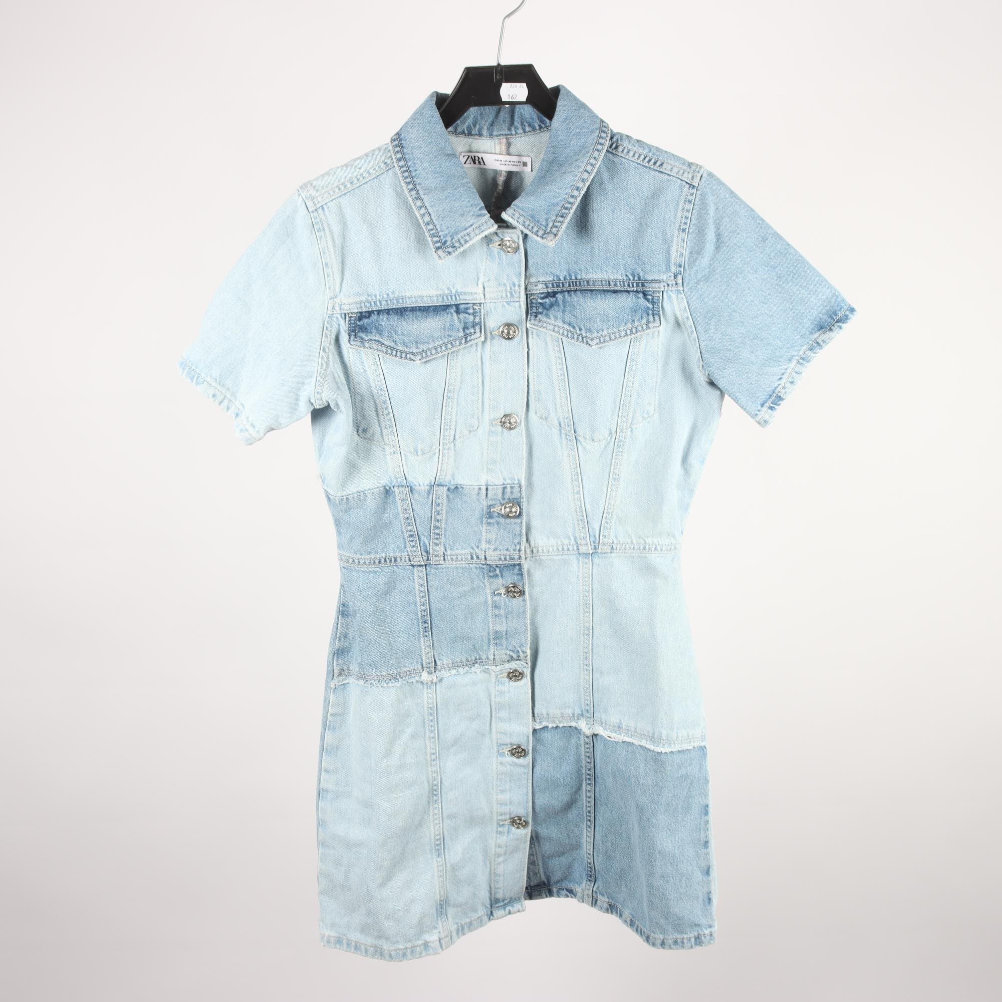 Jeansklänning, Zara, blå, stl. M
