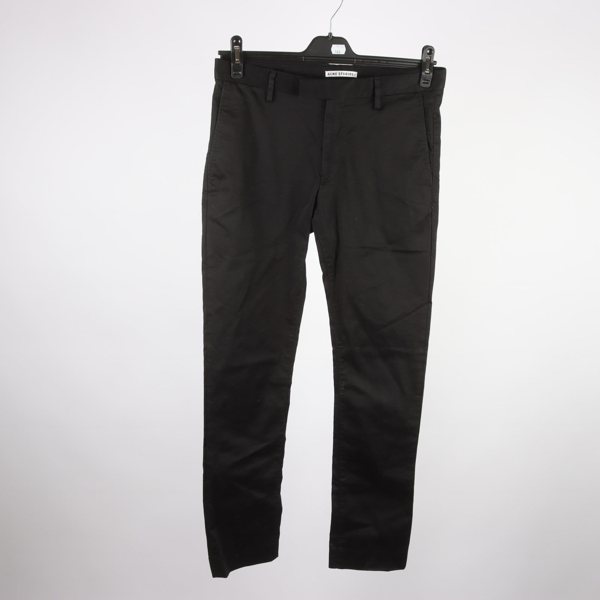 Byxor, Acne Studios, svart, stl. 48