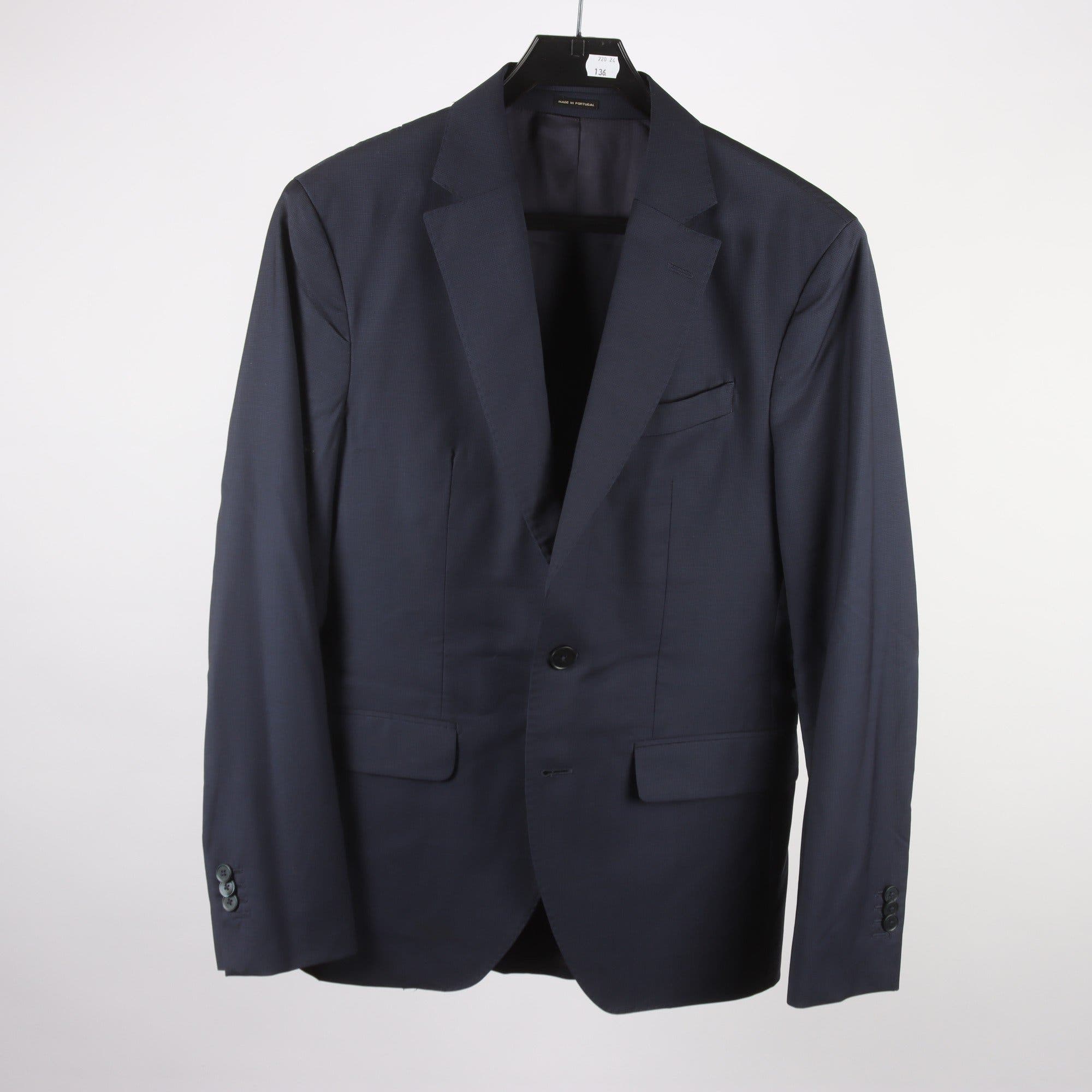 Kavaj, Massimo Dutti, blå, stl. 46