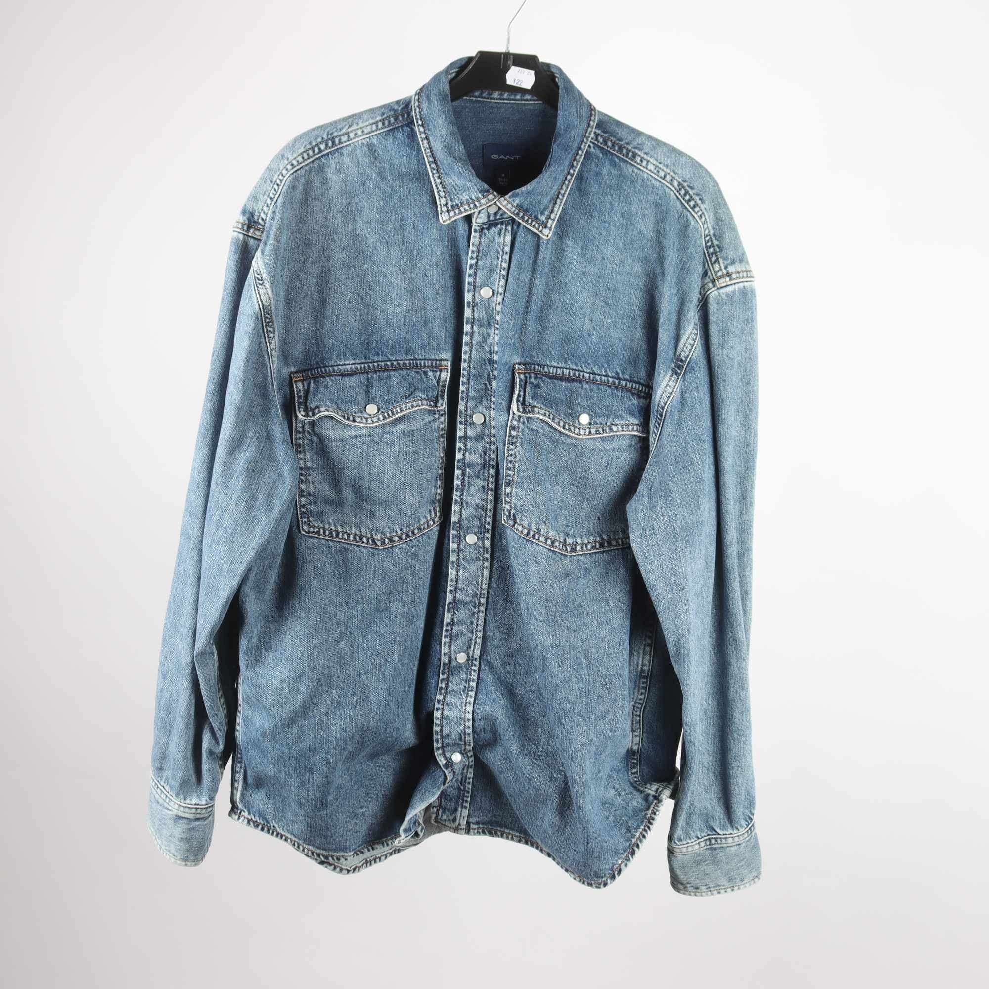 Jeansskjorta, Gant, blå, stl. M