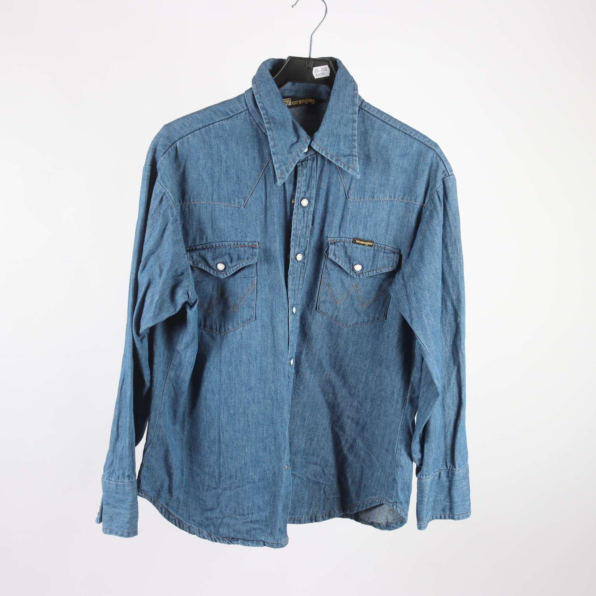 Jeansskjorta, Wrangler, vintage, stl. L