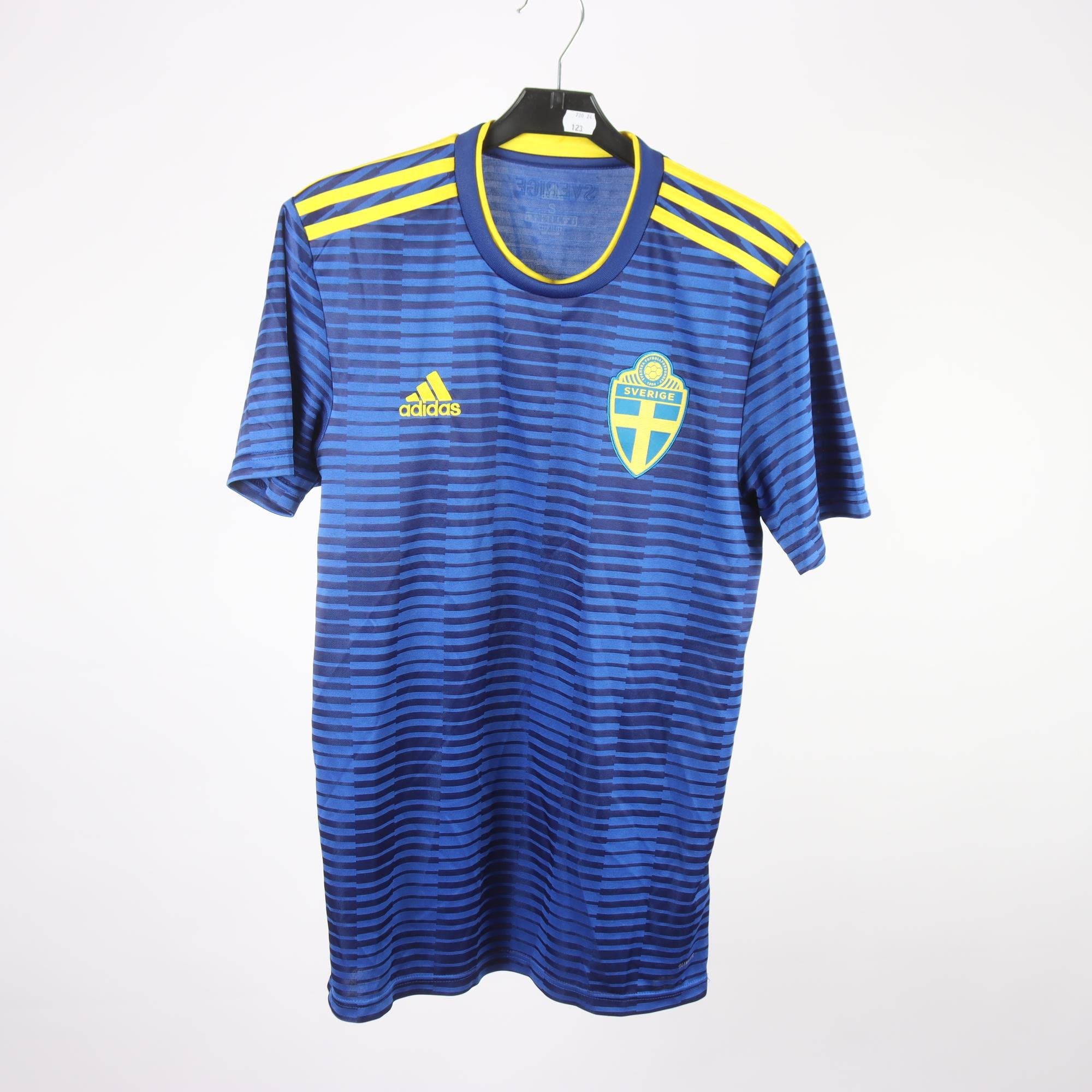 Sporttröja, Adidas, SvFF, blå, gul, stl.S