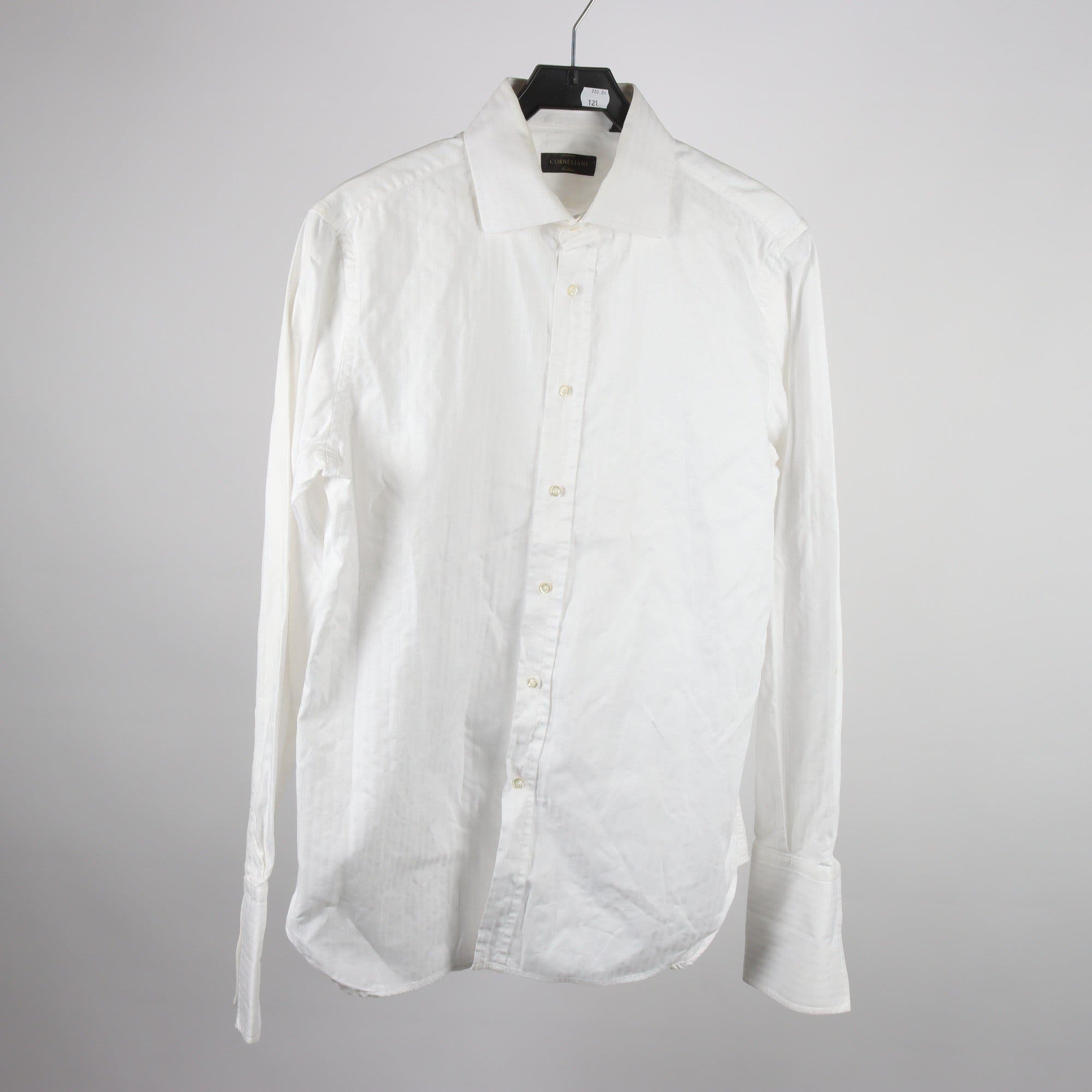 Skjorta, Corneliani, vit, stl. L