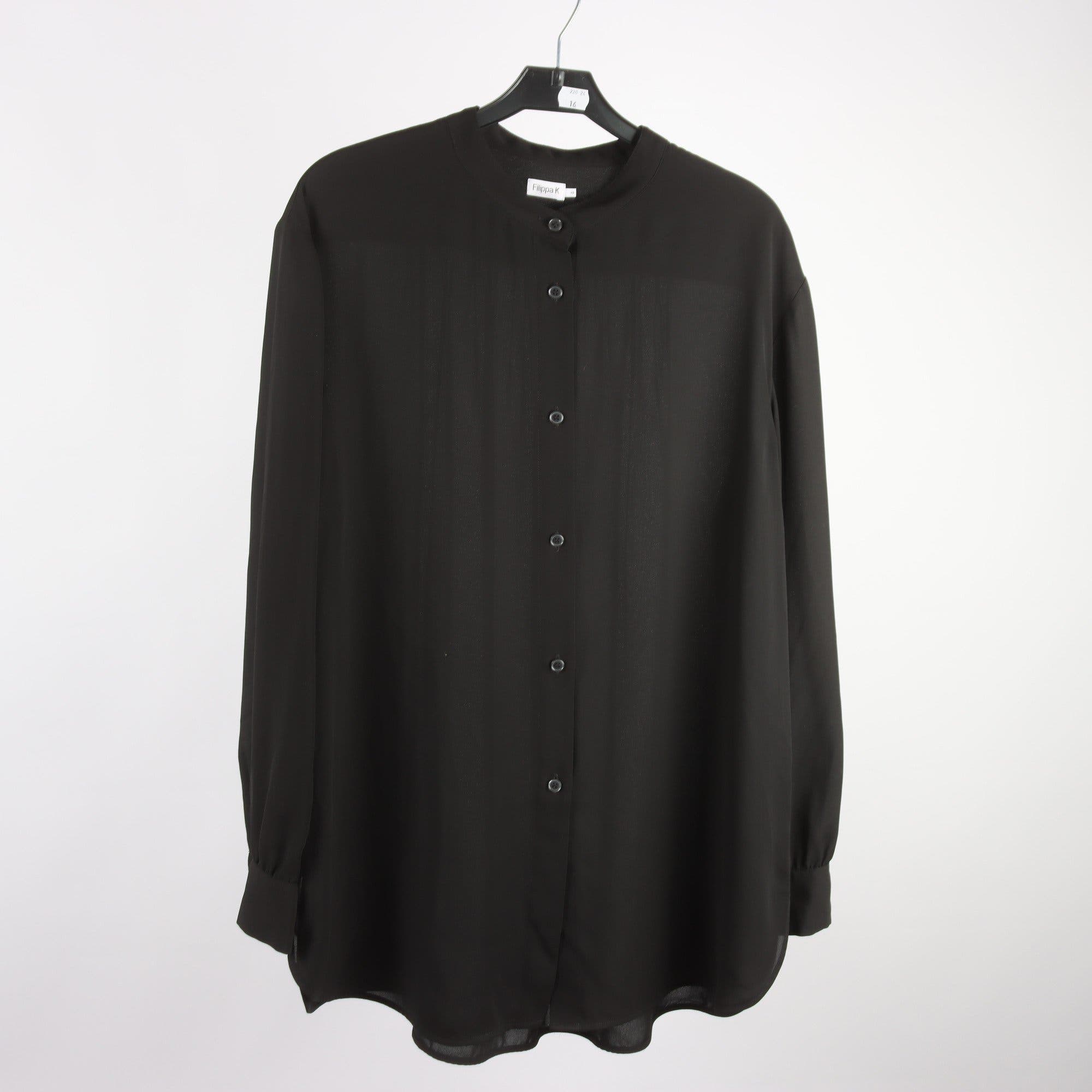 Blus, Filippa K, svart, stl. 40