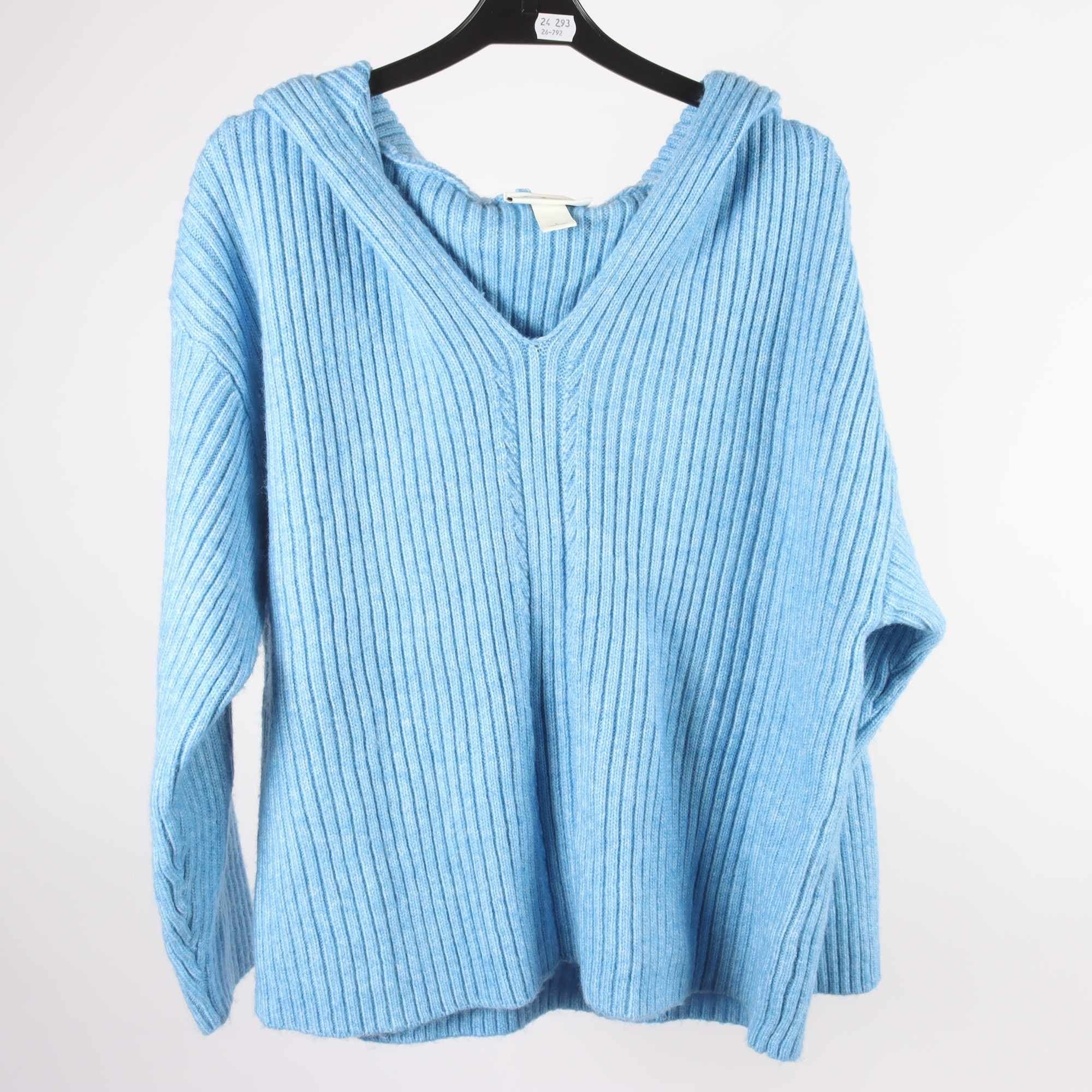 Stickad hoodie, Monki, stl. L