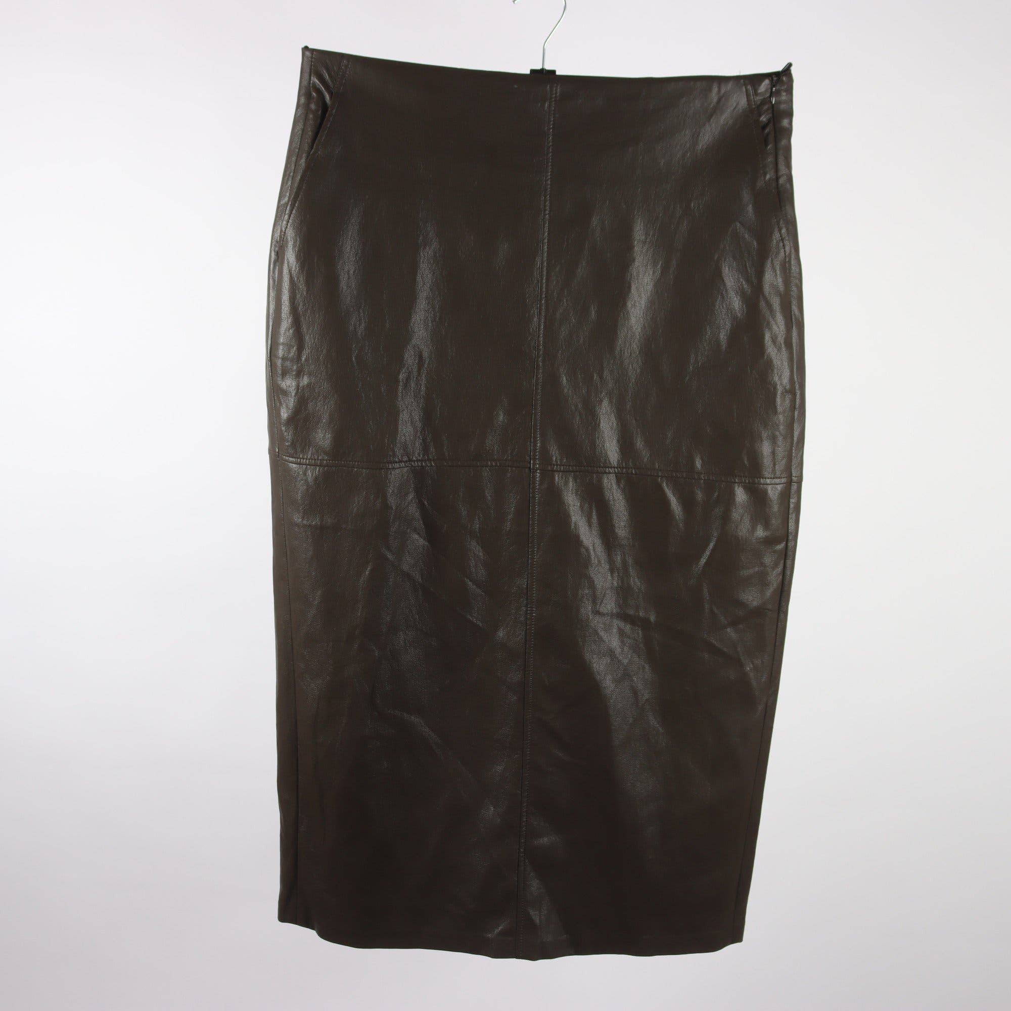 Kjol i skinnimitation, Co’couture, stl. XL