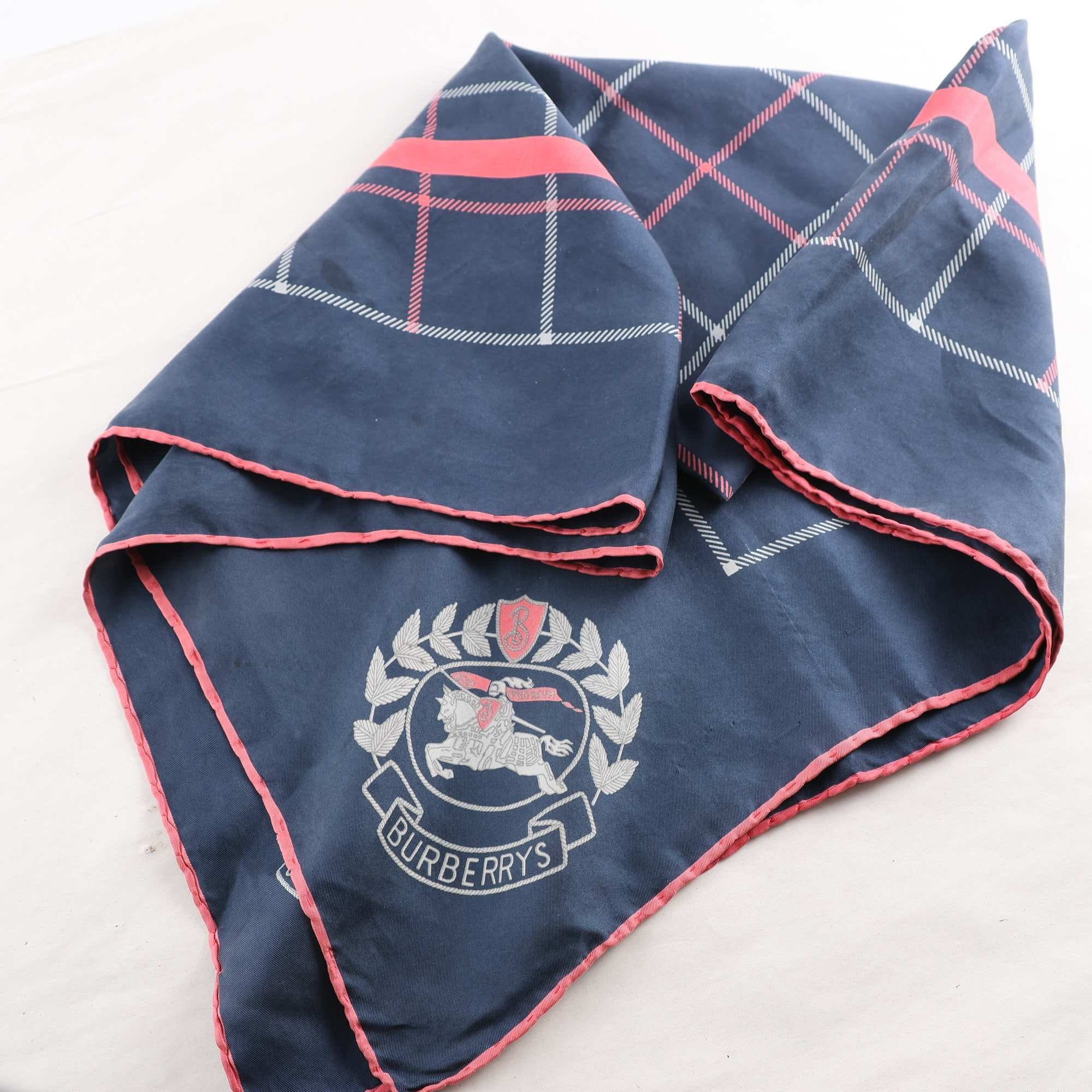 Sidenscarf, Burberrys, vintage