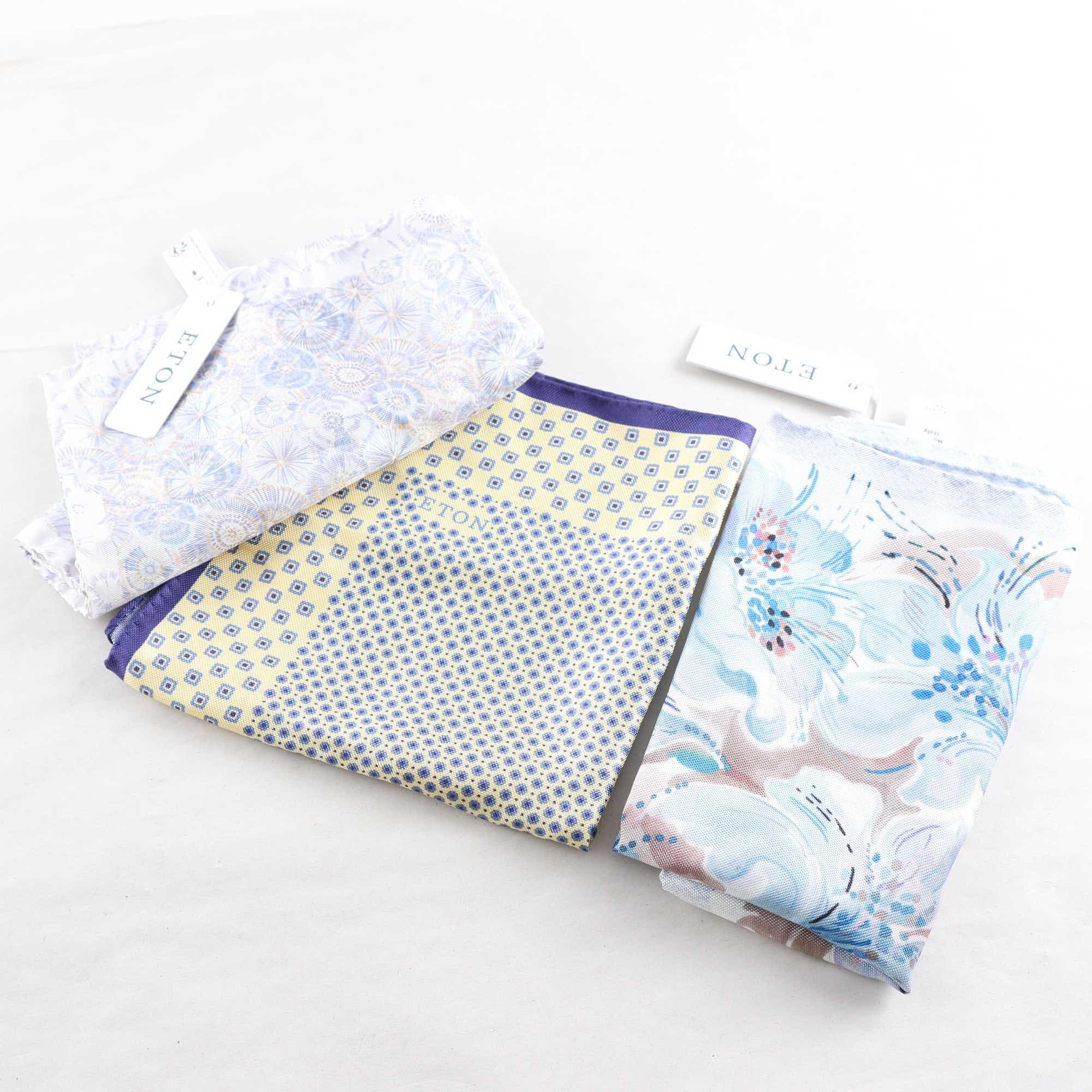 3 st scarfs, Eton, siden