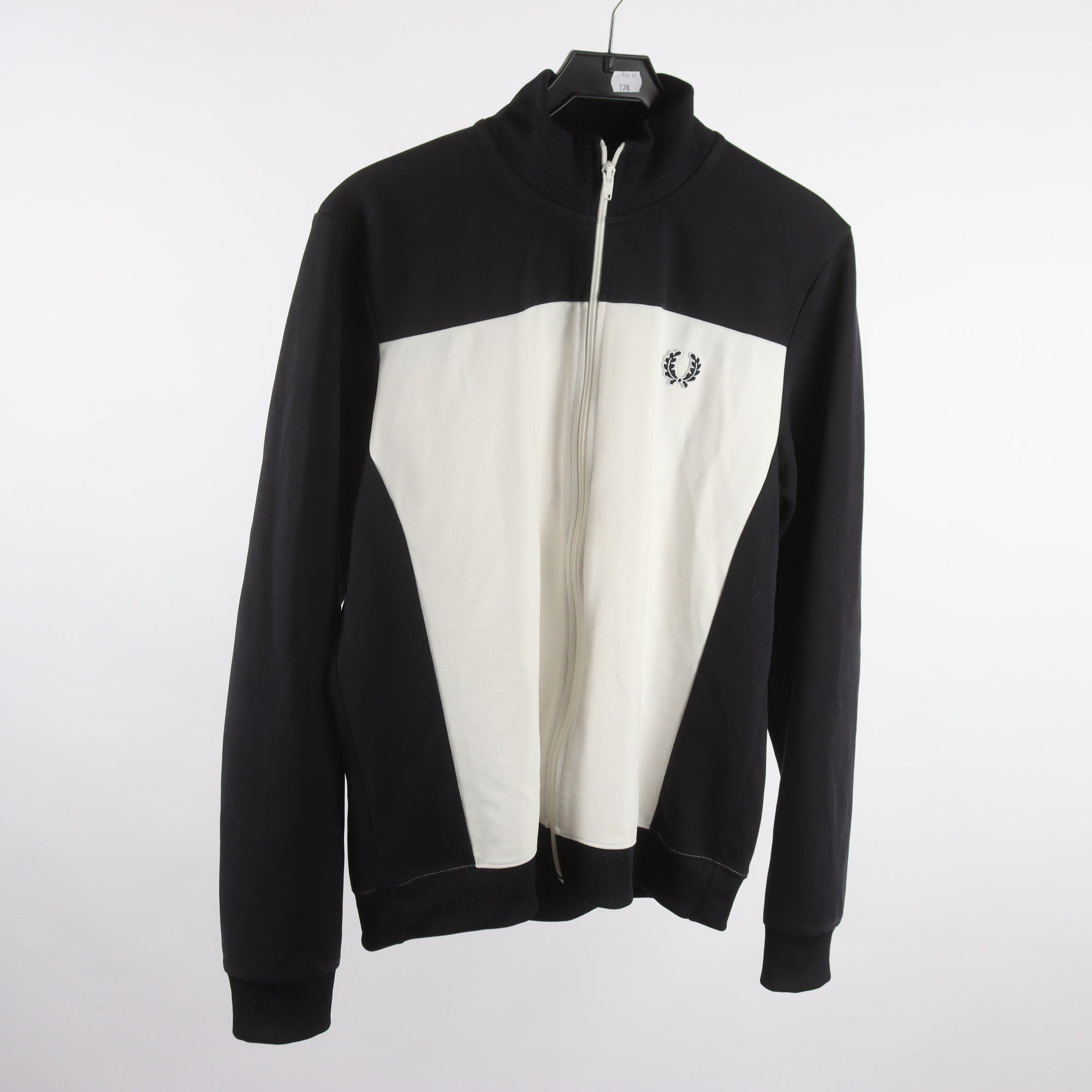 Sportjacka, Fred Perry, blå, vit, stl. L