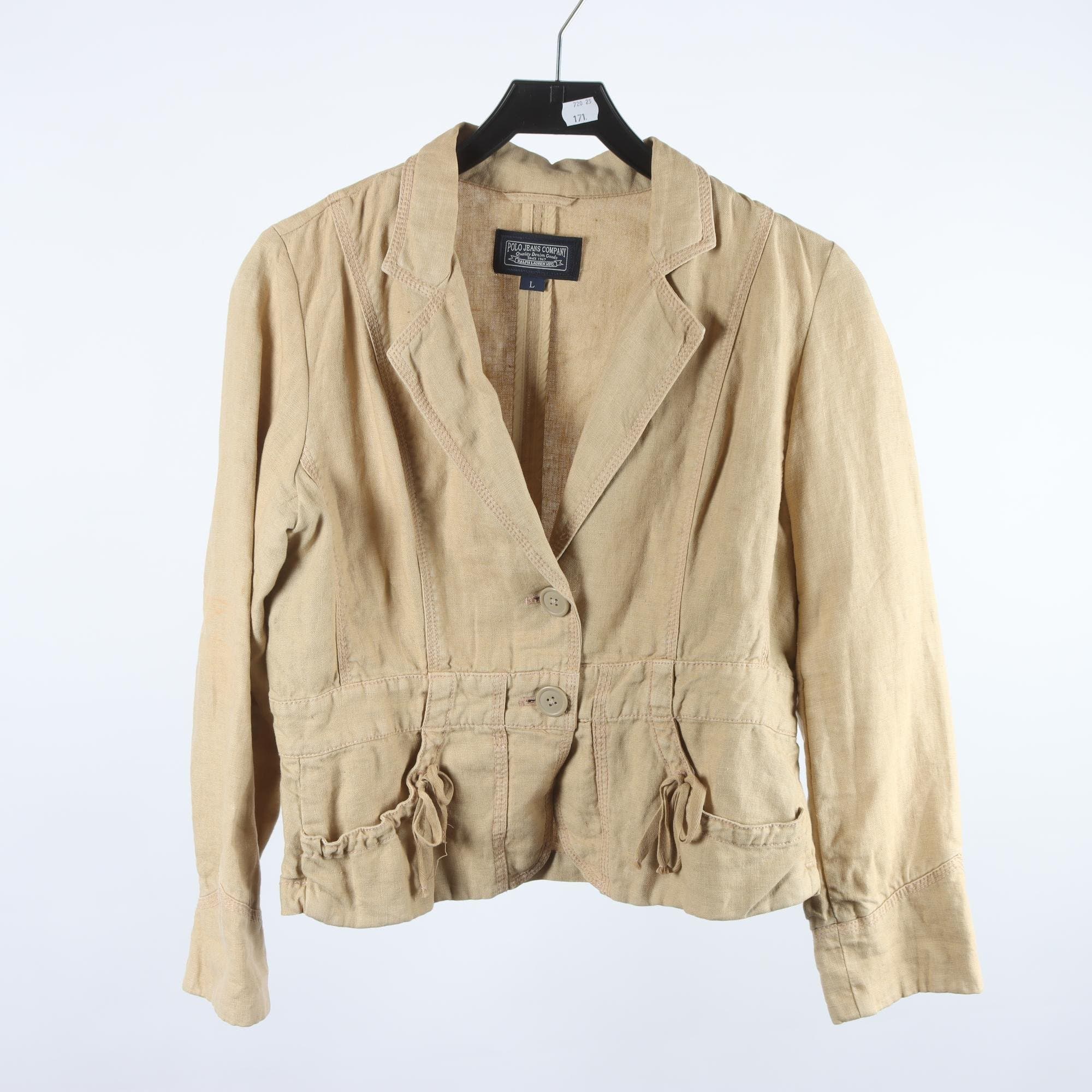 Jacka, Polo Ralph Lauren, beige, 100% linne, stl. L
