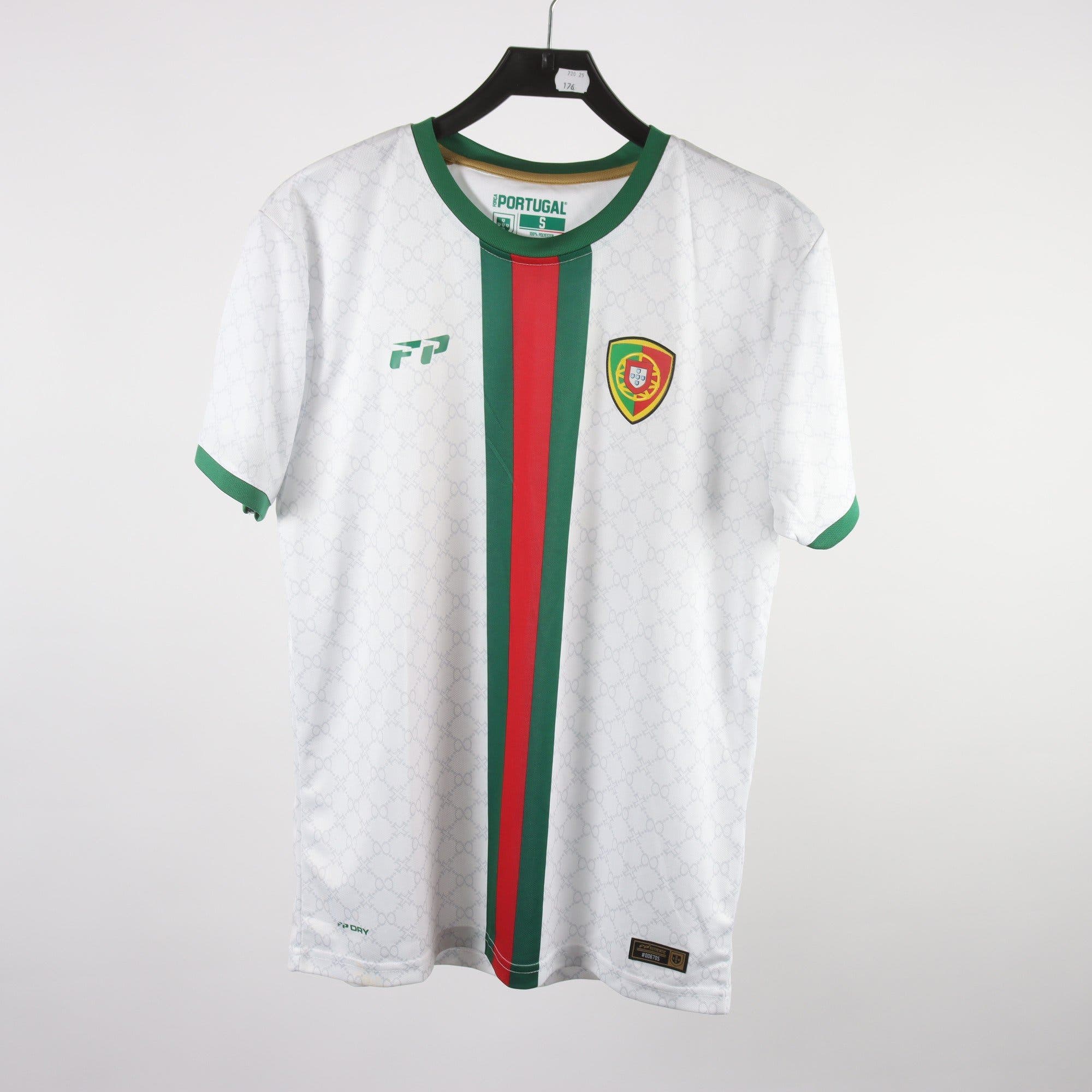 Sporttröja, Forca Portugal, vit, grön, röd, stl. S