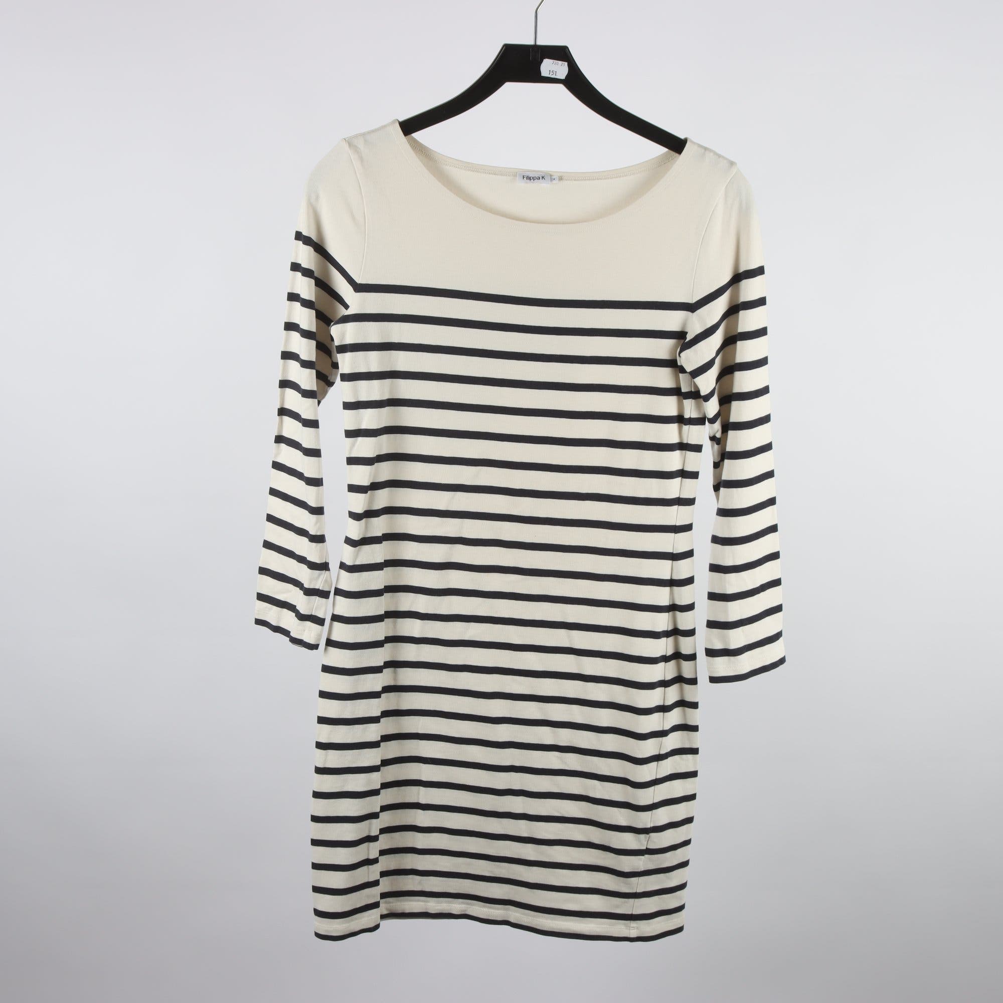 Klänning, Filippa K, vit, blå, randig, stl. M