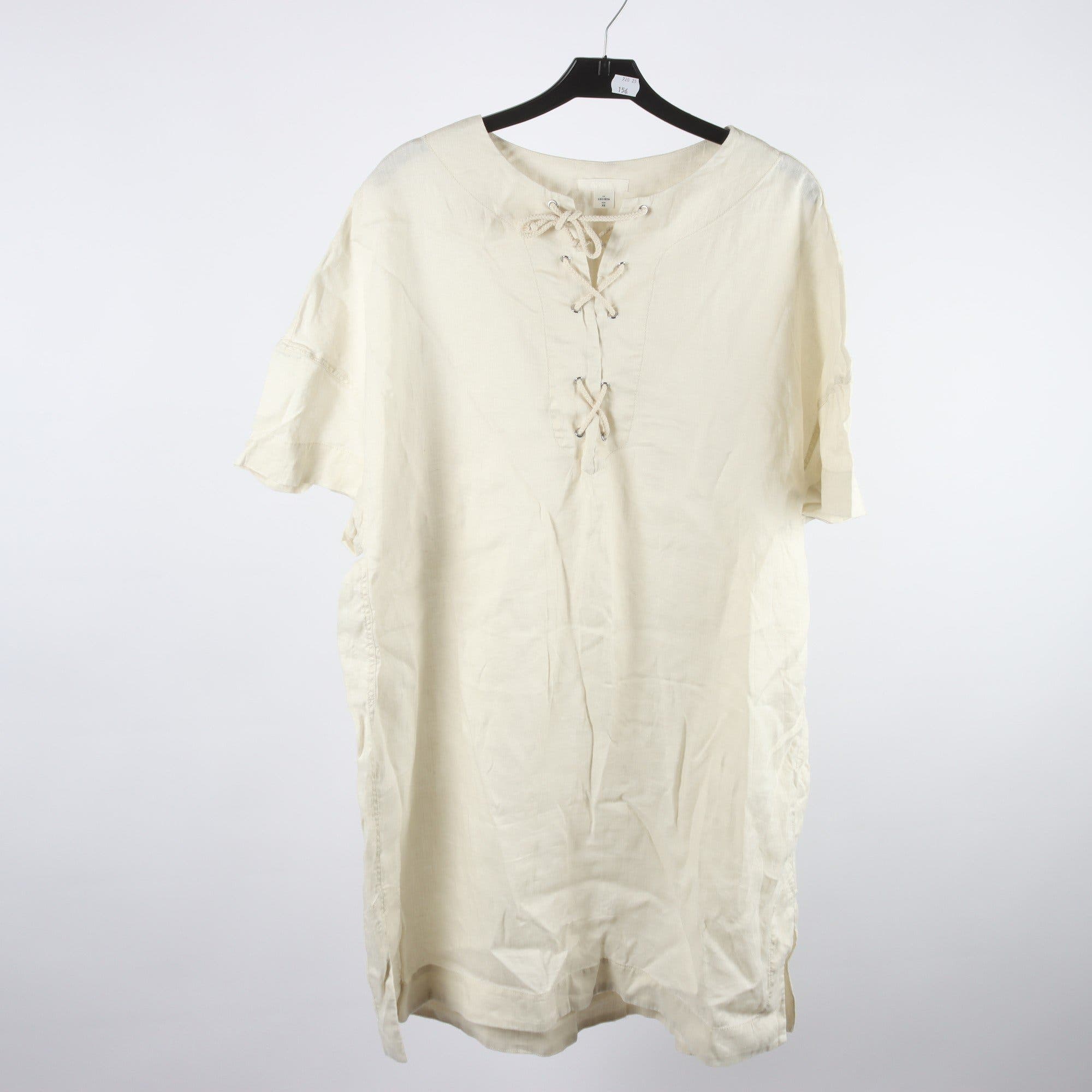 Klänning, Arket, ljusbeige, 100% linne, stl. XS