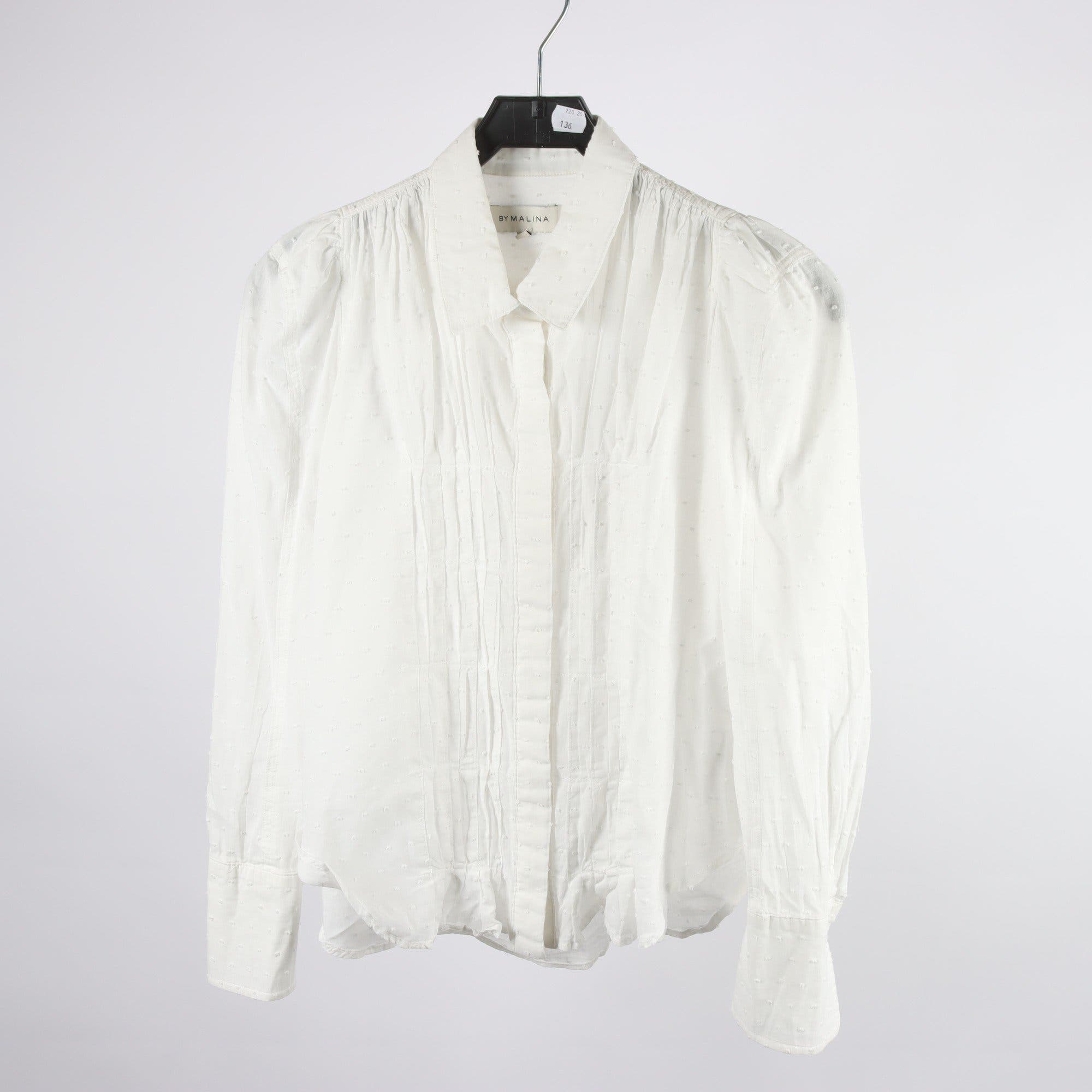 Blus, By Malina, vit, stl. S