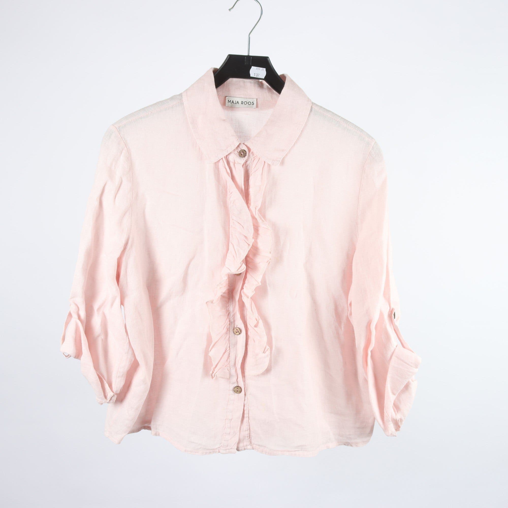 Blus, Maja Roos, rosa, 100% linne, stl. S